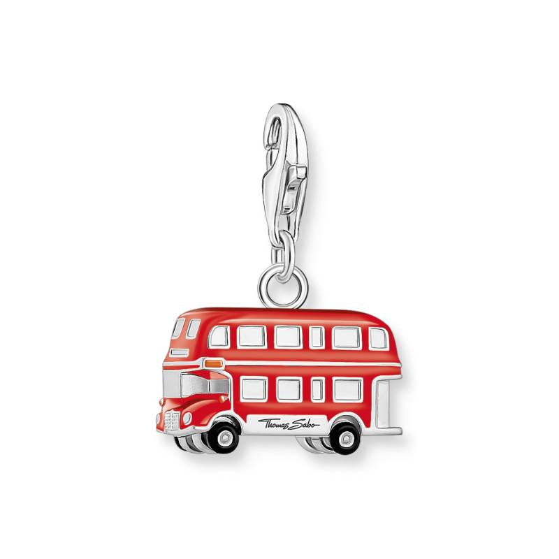 Thomas Sabo Charm-Anhänger roter LONDON Bus Silber rot 2119-007-10 von Thomas Sabo