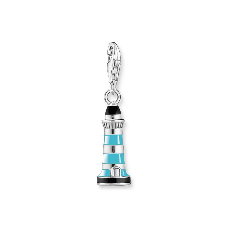 Thomas Sabo Charm-Anhänger türkiser Leuchtturm Silber mehrfarbig 1995-007-7 von Thomas Sabo