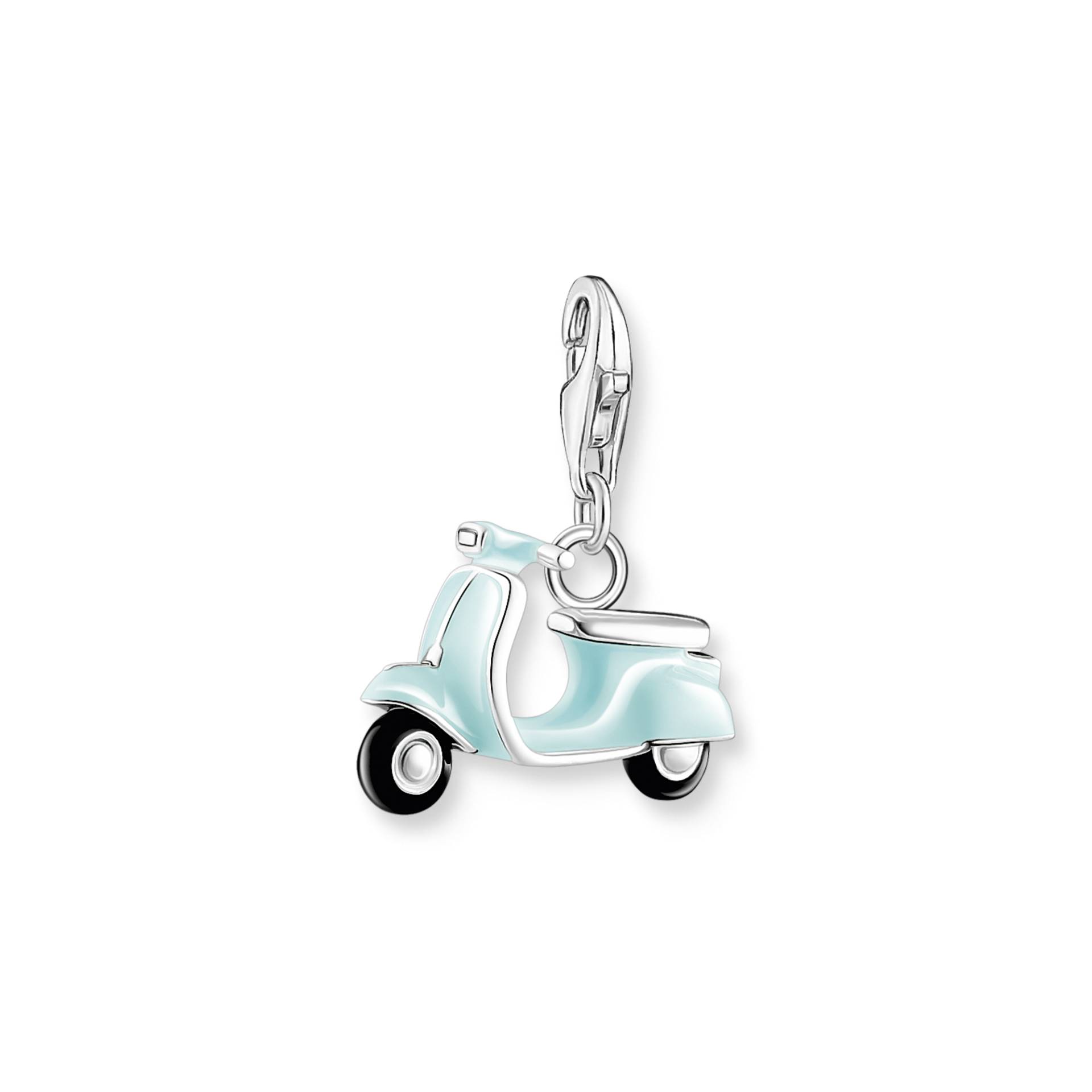 Thomas Sabo Charm-Anhänger türkiser Motorroller Silber mehrfarbig 1937-041-7 von Thomas Sabo