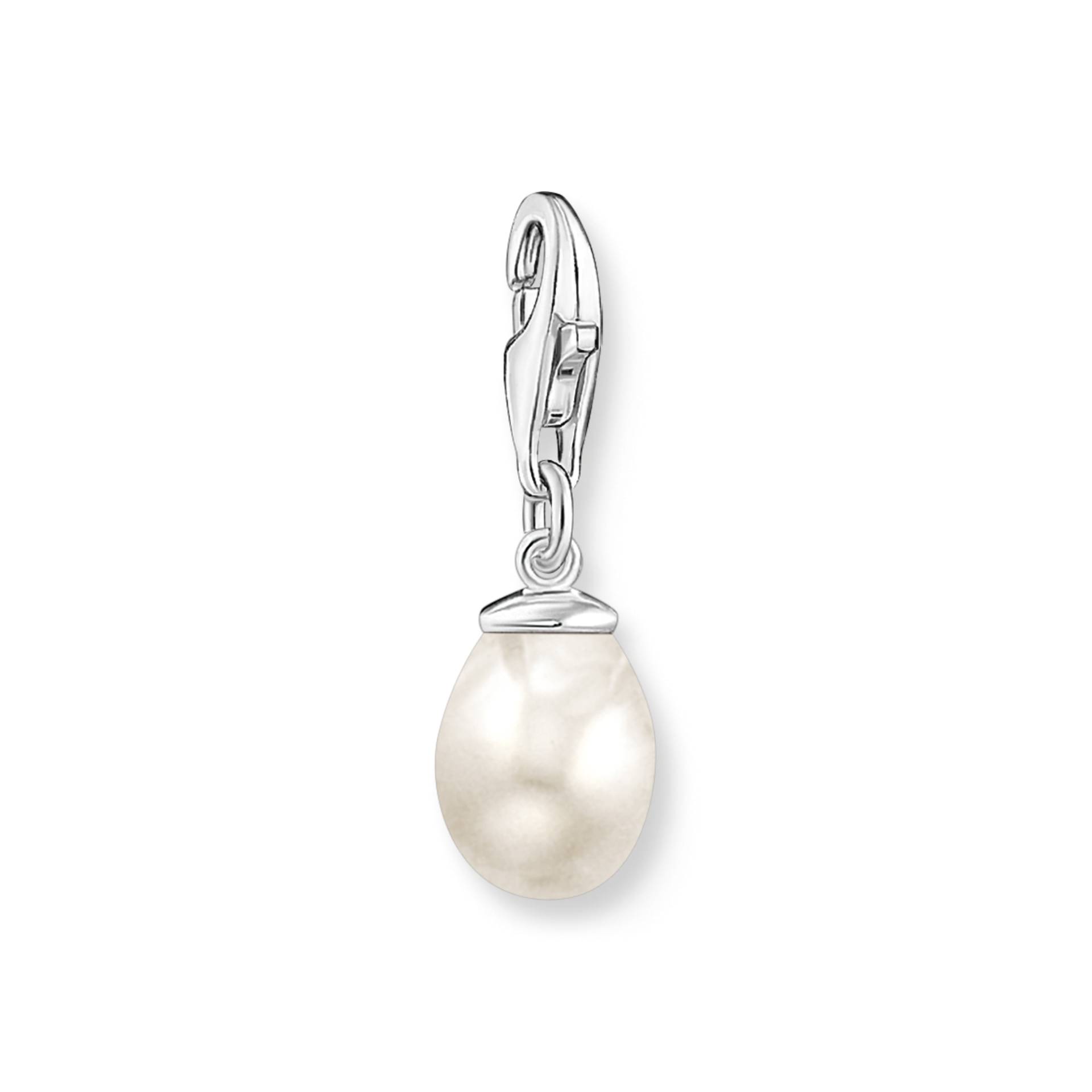 Thomas Sabo Charm-Anhänger weiße Perle Silber weiß 1997-082-14 Thomas Sabo Charm-Anhänger weiße Perle Silber weiß 1997-082-14 von Thomas Sabo