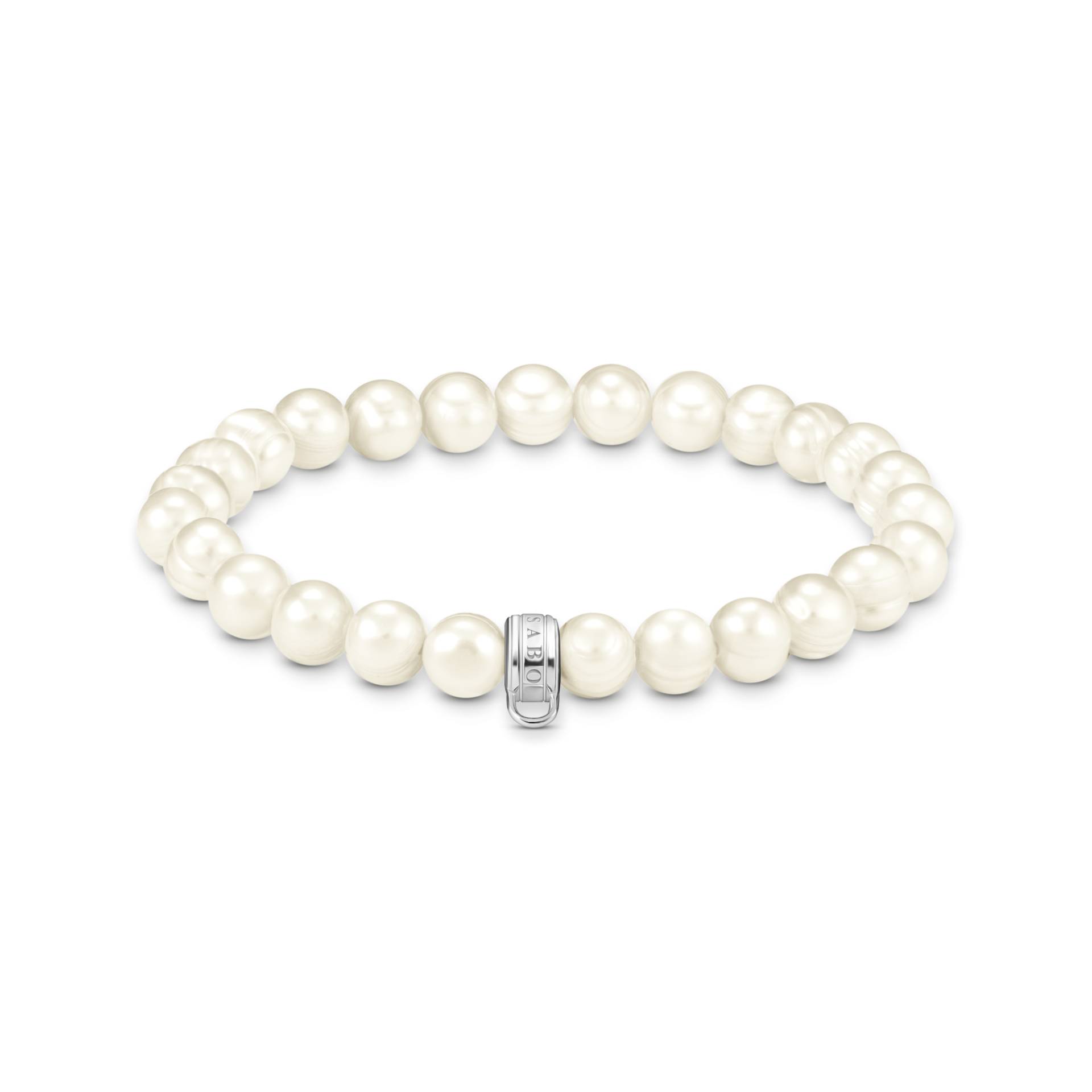 Thomas Sabo Charm-Armband Süßwasserzuchtperlen weiß X0293-082-14-L15 von Thomas Sabo