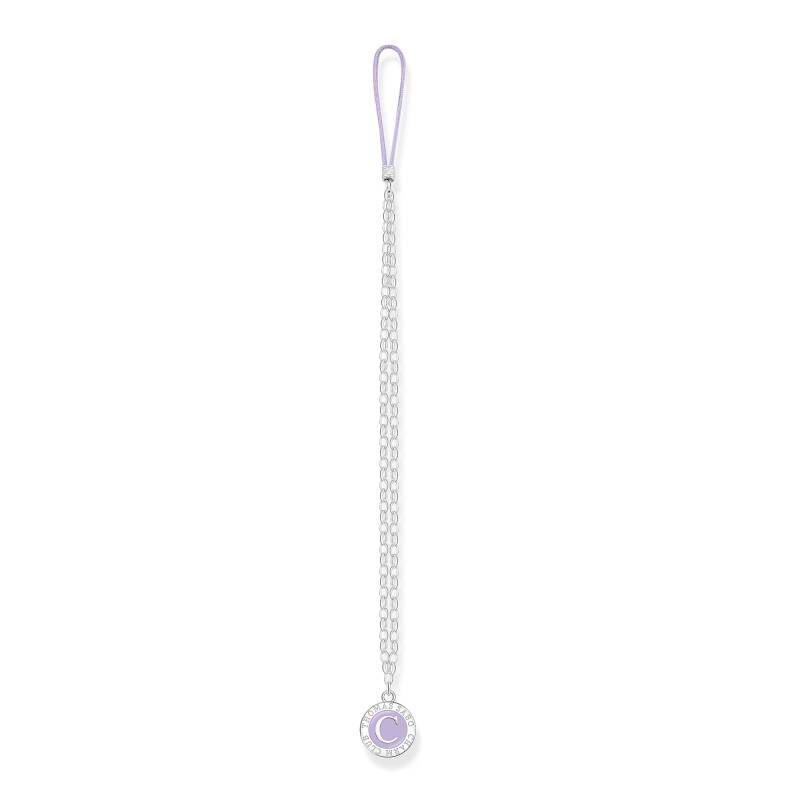 Thomas Sabo Charm Club Handykette lang mit Charmista Coin silber silberfarben ACC0044-225-21 von Thomas Sabo