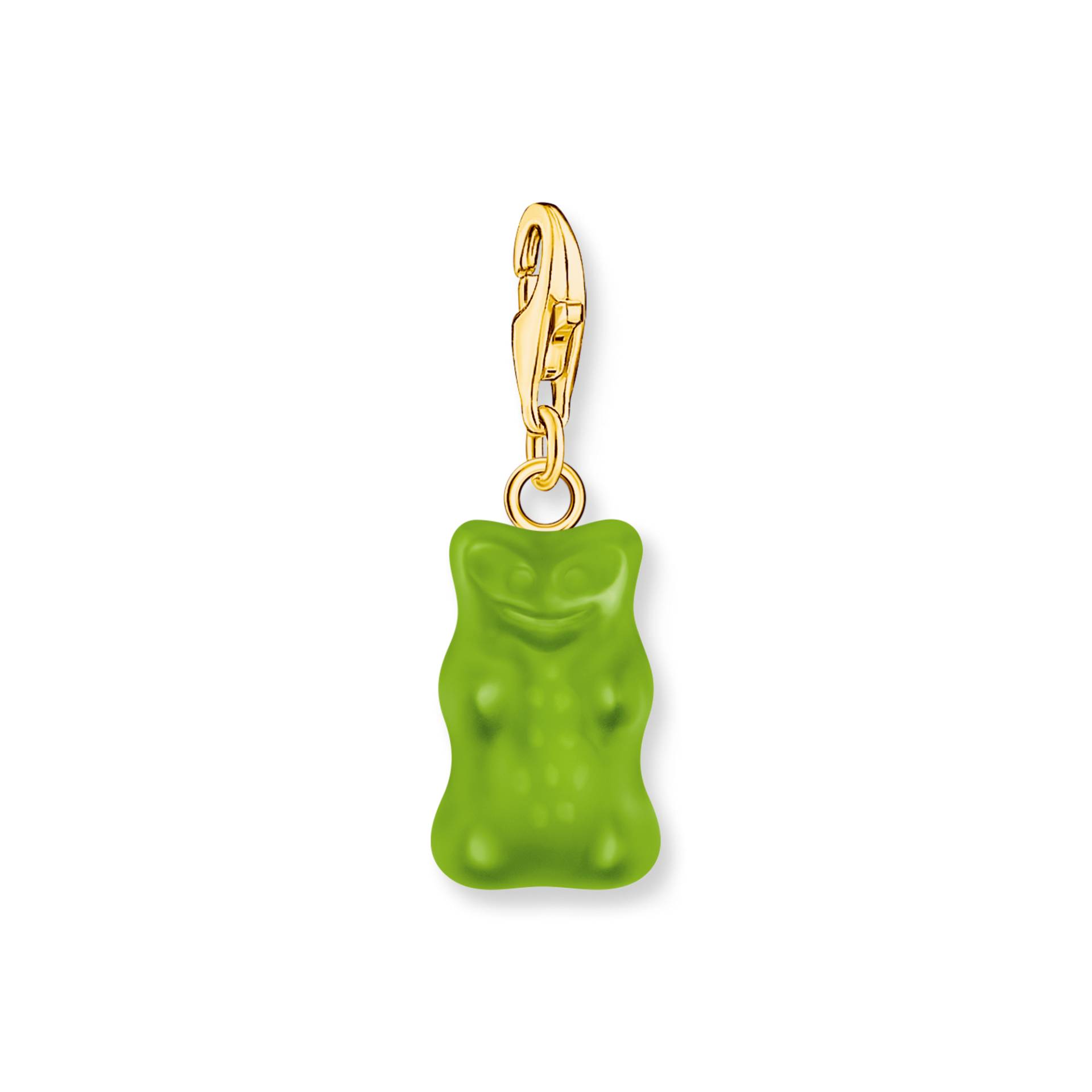Thomas Sabo Charm-Goldbären-Anhänger in Grün vergoldet grün 2192-413-6 Thomas Sabo Charm-Goldbären-Anhänger in Grün vergoldet grün 2192-413-6 von Thomas Sabo