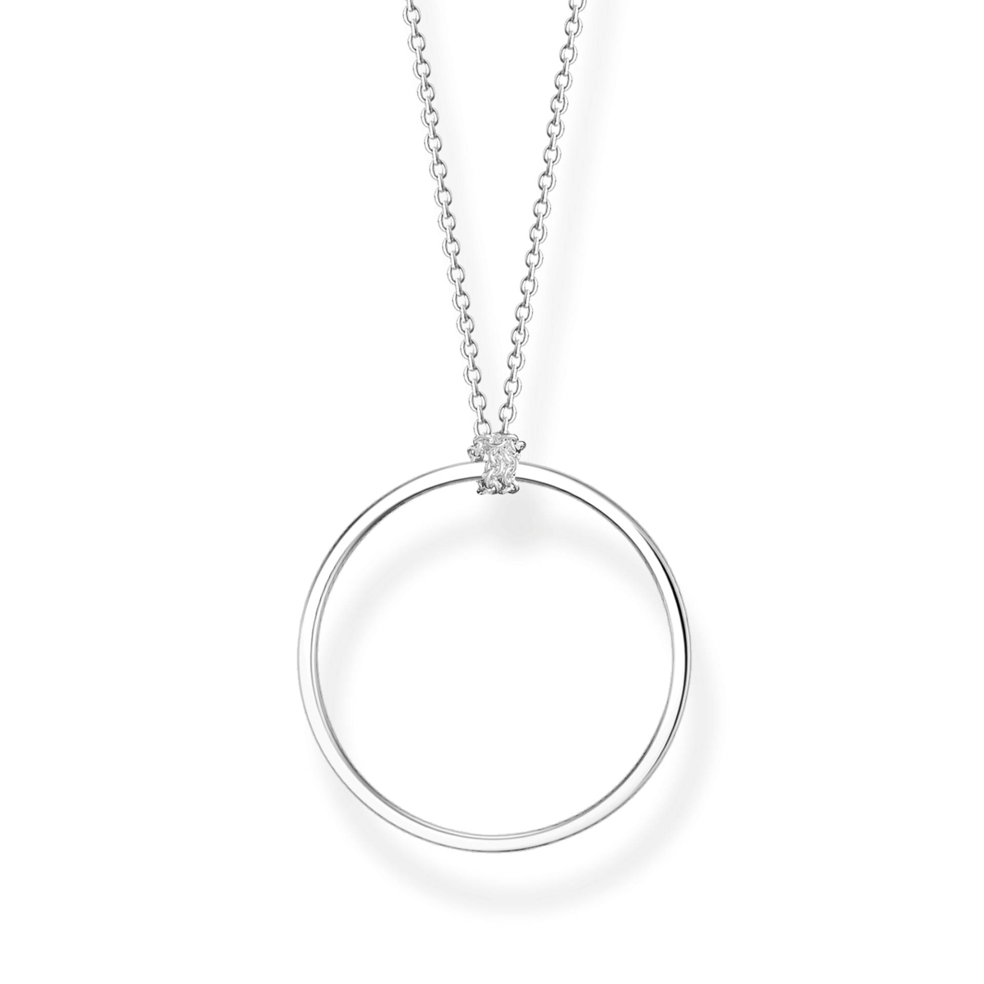Thomas Sabo Charm-Kette Kreis silber silberfarben X0252-001-21-L90 Thomas Sabo Charm-Kette Kreis silber silberfarben X0252-001-21-L90 von Thomas Sabo