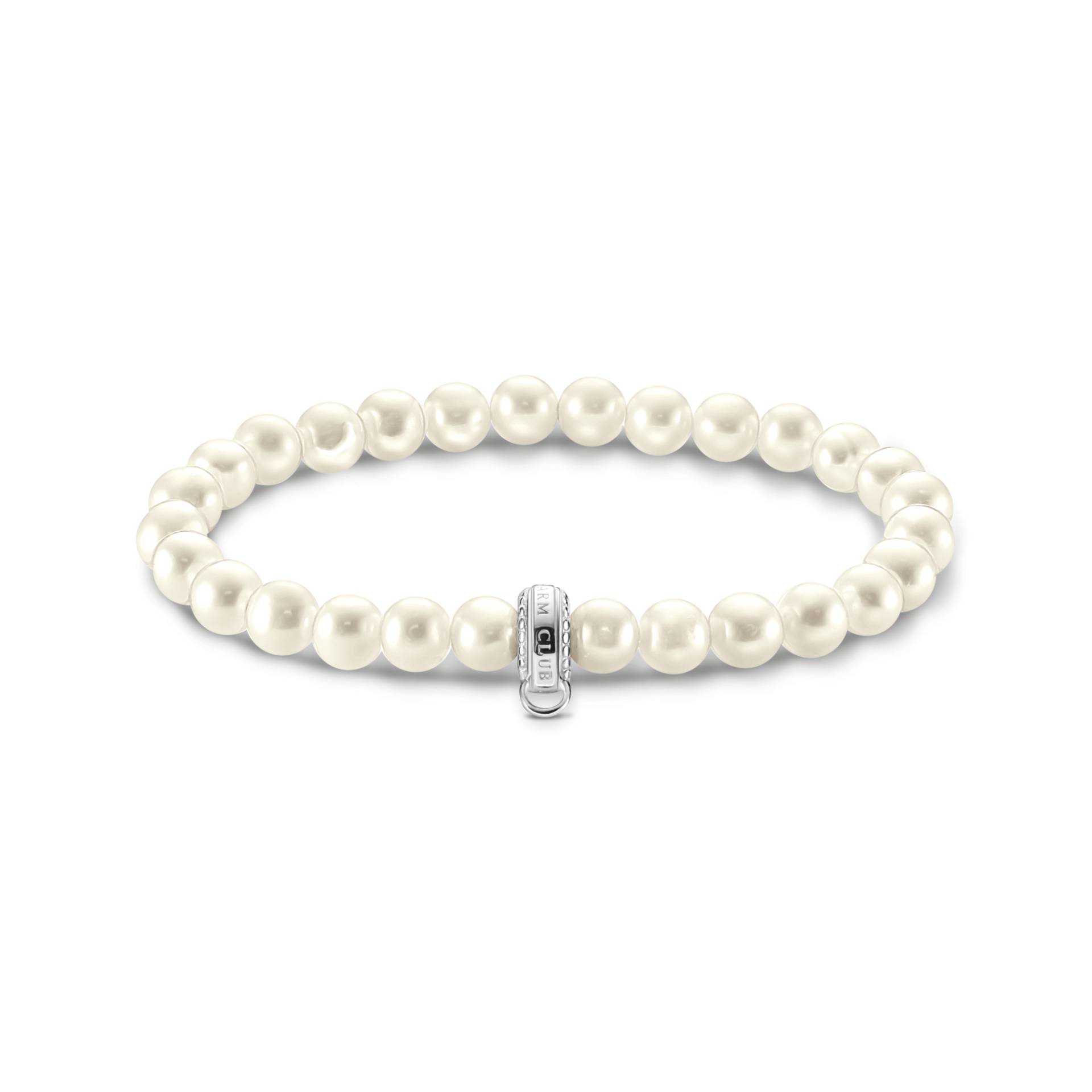 Thomas Sabo Charm-Perlenarmband silber weiß X0284-082-14-L15 Thomas Sabo Charm-Perlenarmband silber weiß X0284-082-14-L15 von Thomas Sabo