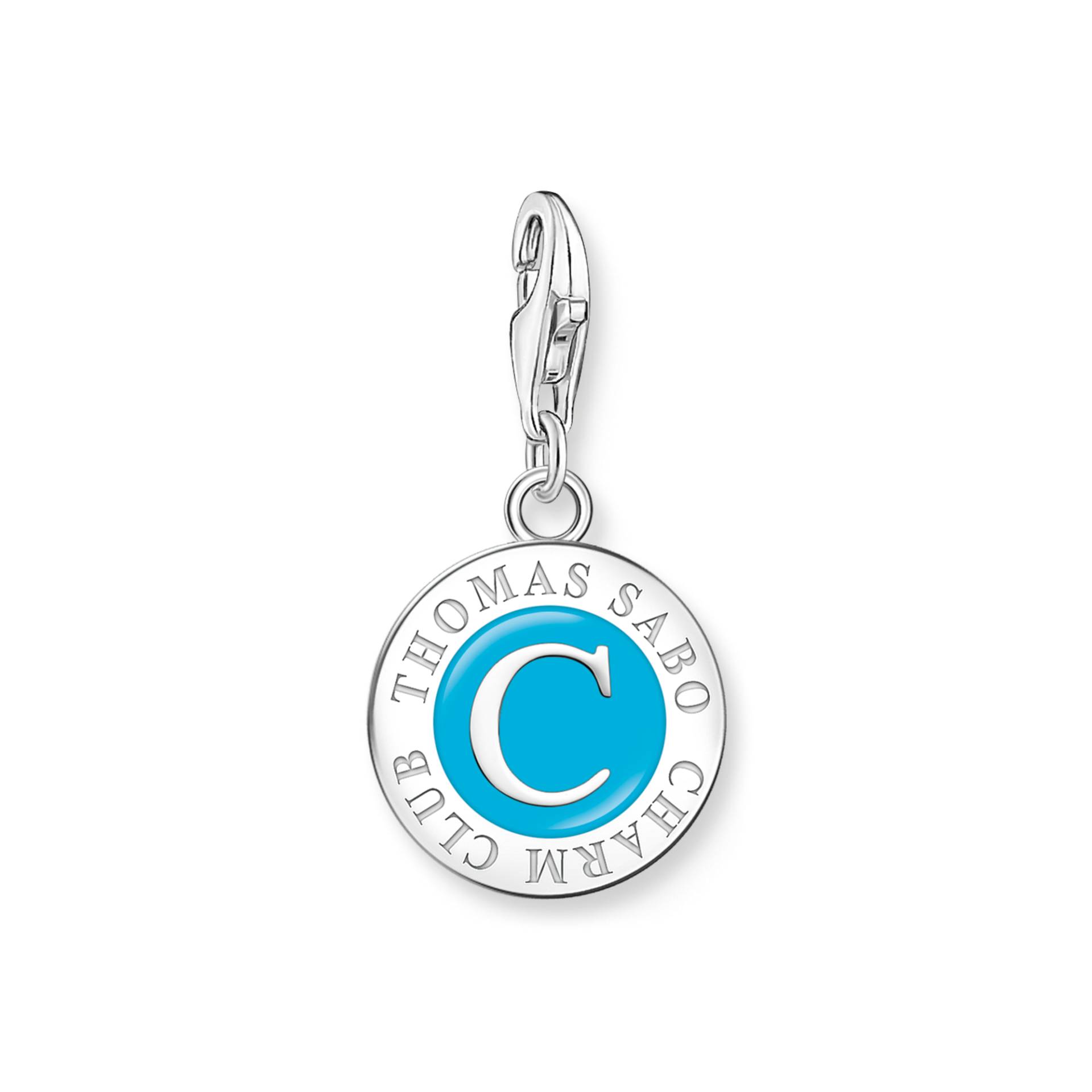 Thomas Sabo Charm mit türkisem Coin Silber türkis 2098-007-17 von Thomas Sabo