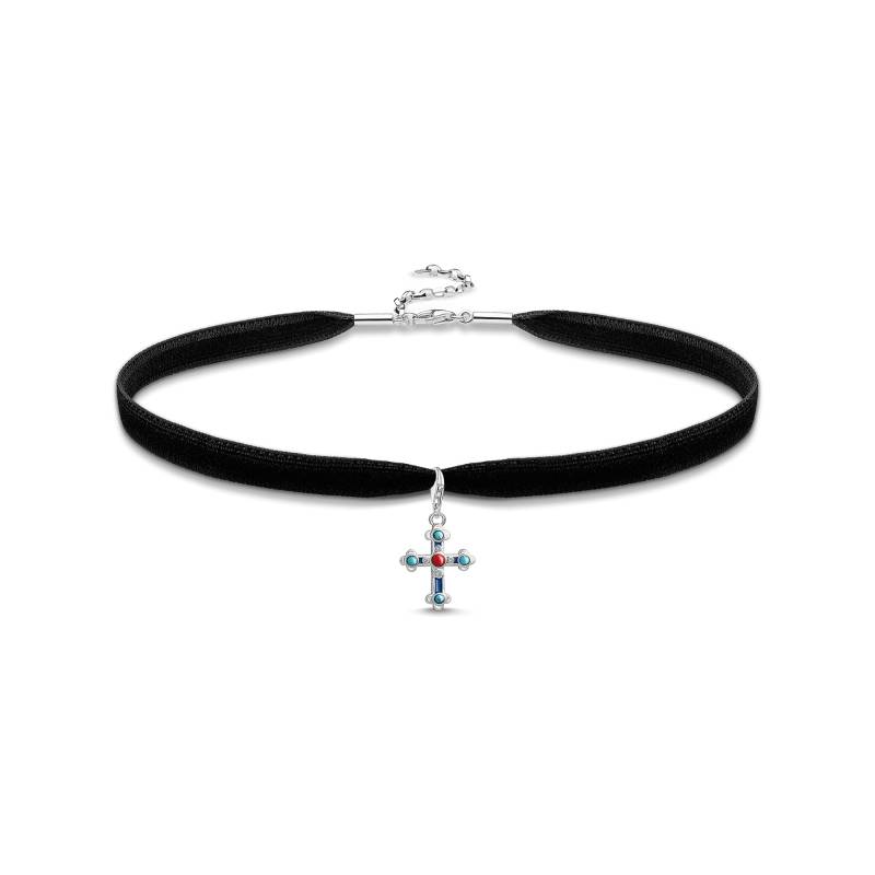 Thomas Sabo Choker Ethno Kreuz mehrfarbig SET0303-396-7-L36V von Thomas Sabo