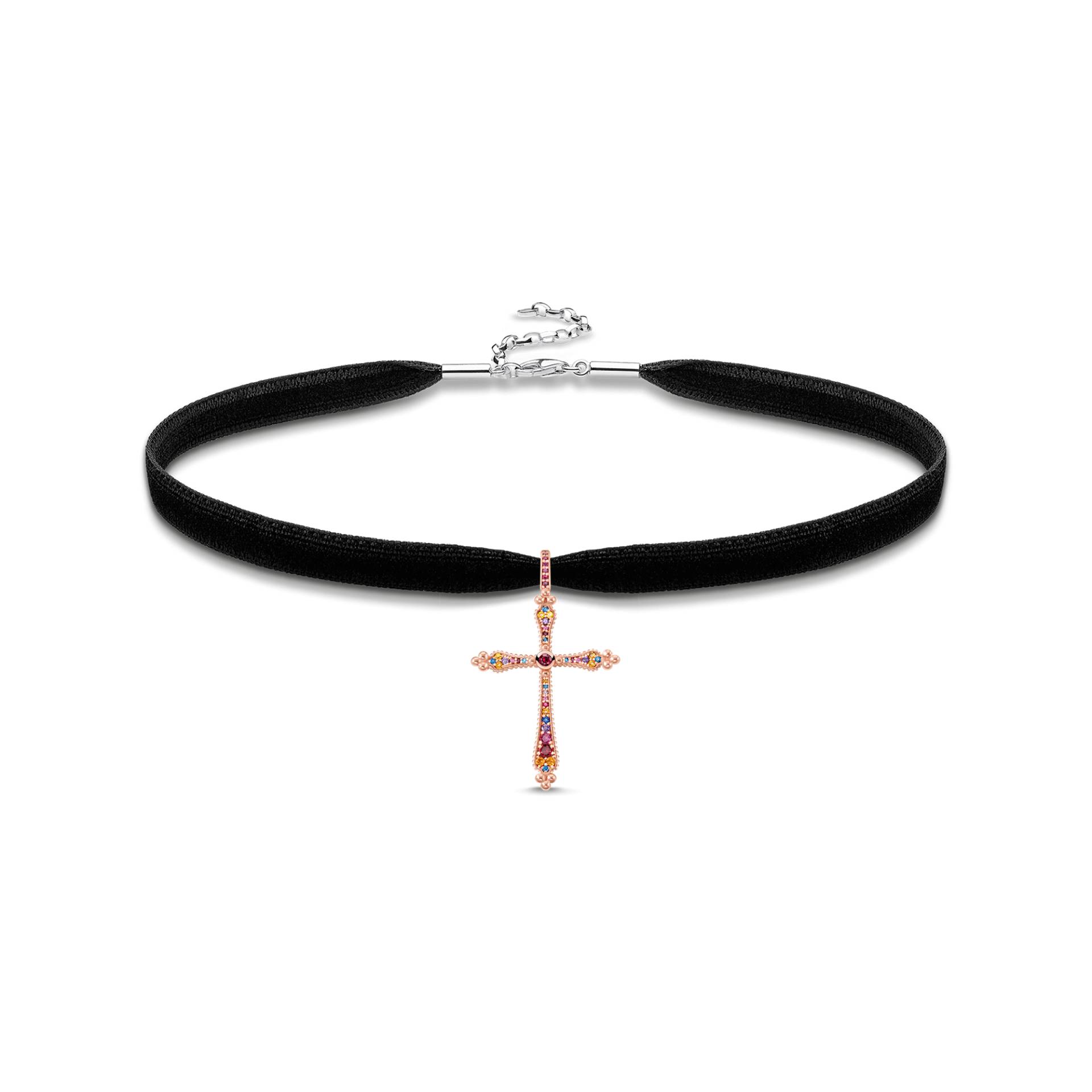 Thomas Sabo Choker Royalty Kreuz mehrfarbig SET0298-395-7-L36V von Thomas Sabo