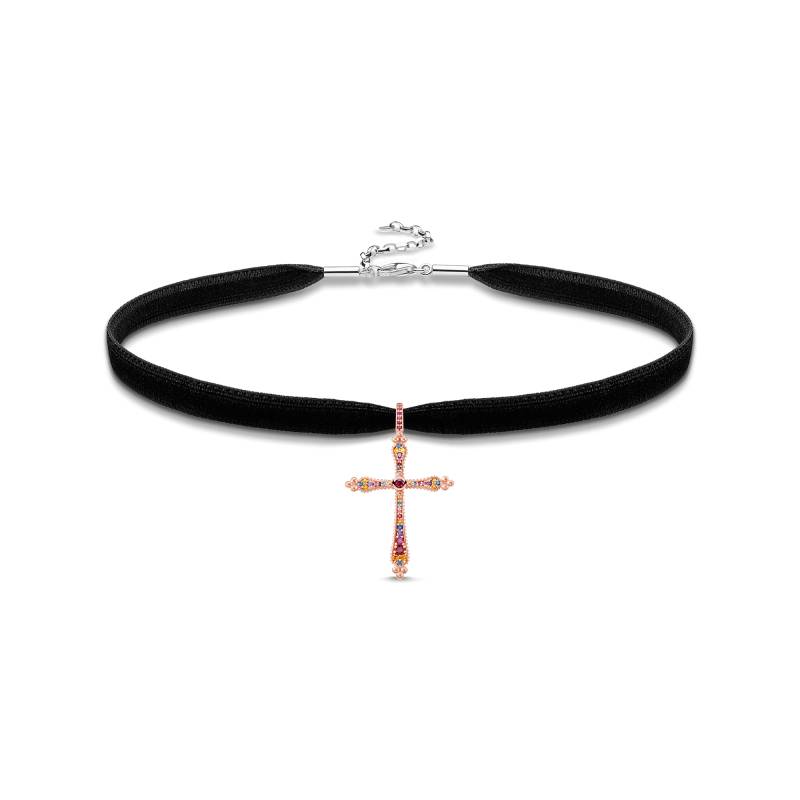 Thomas Sabo Choker Royalty Kreuz mehrfarbig SET0298-395-7-L36V von Thomas Sabo