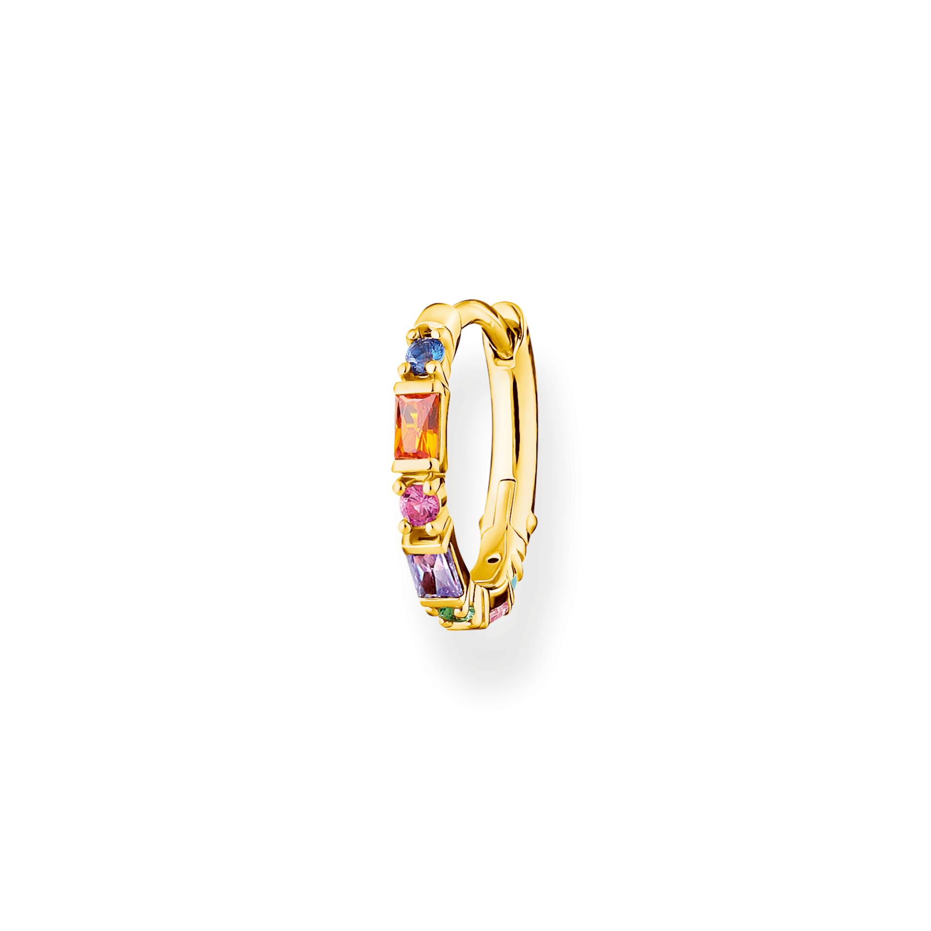 Thomas Sabo Einzel Creole bunte Steine gold mehrfarbig CR666-488-7 Thomas Sabo Einzel Creole bunte Steine gold mehrfarbig CR666-488-7 von Thomas Sabo