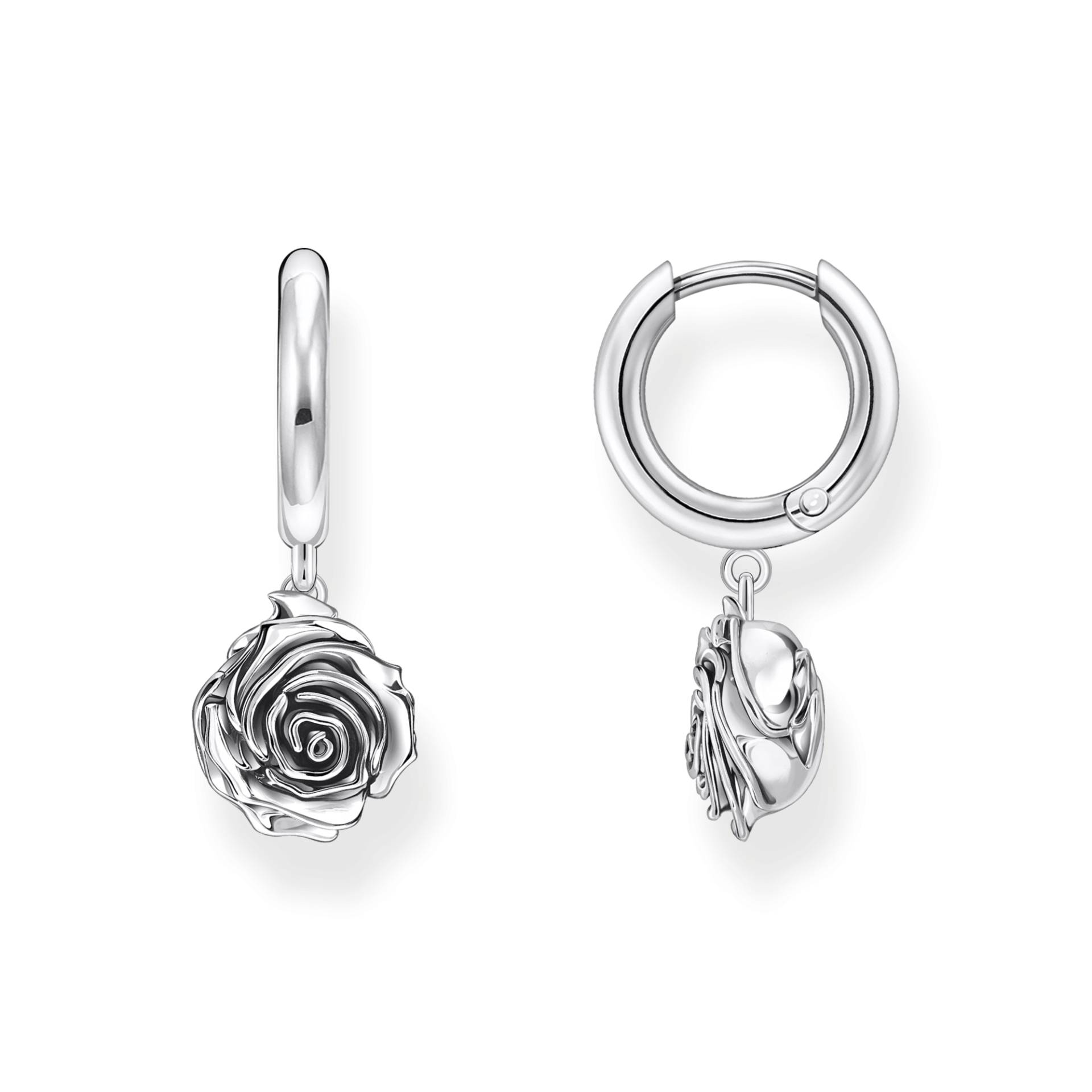 Thomas Sabo Creolen Midnight Rose Silber silberfarben CR757-637-21 von Thomas Sabo