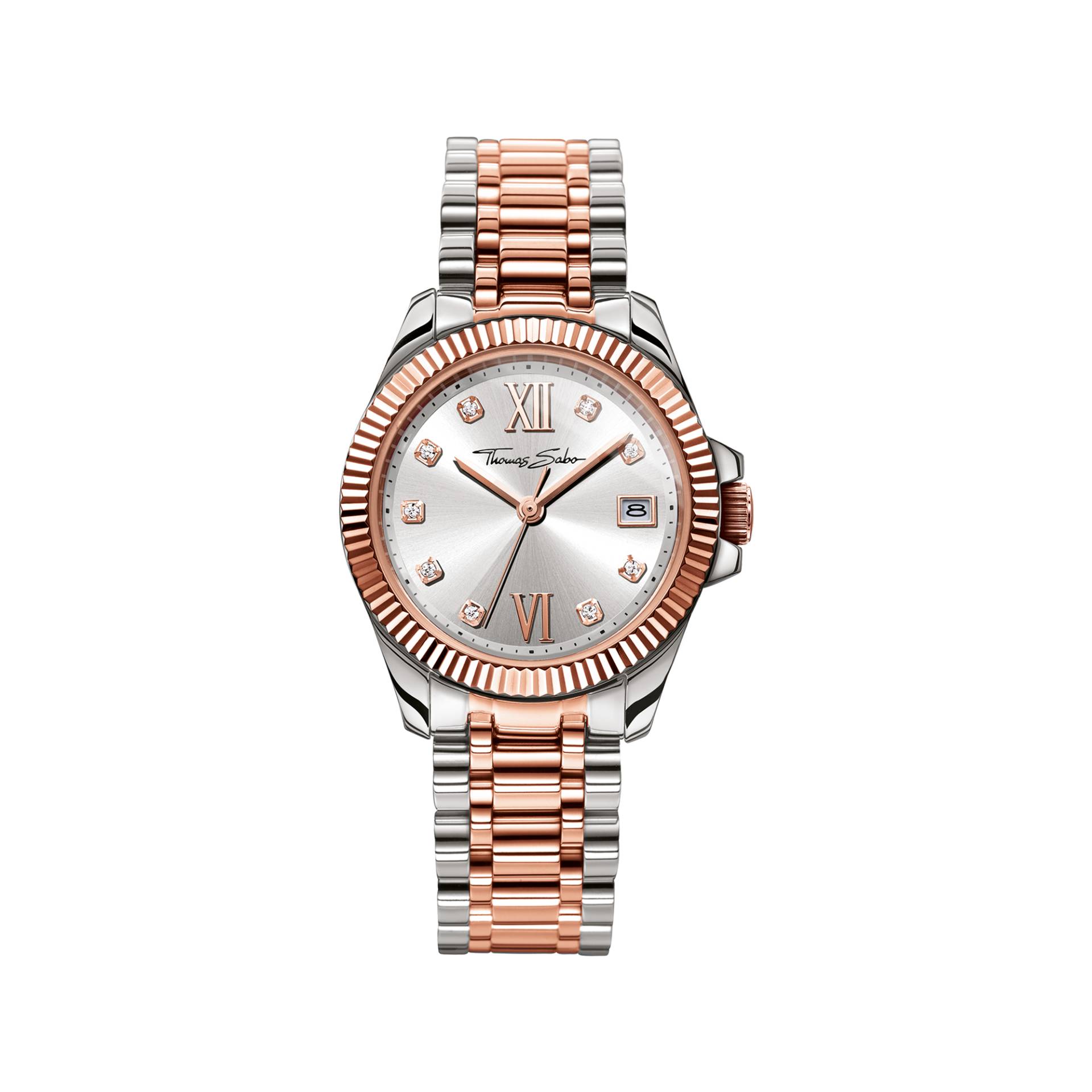 Thomas Sabo Damenuhr Divine silberfarben WA0219-272-201-33 MM Thomas Sabo Damenuhr Divine silberfarben WA0219-272-201-33 MM von Thomas Sabo