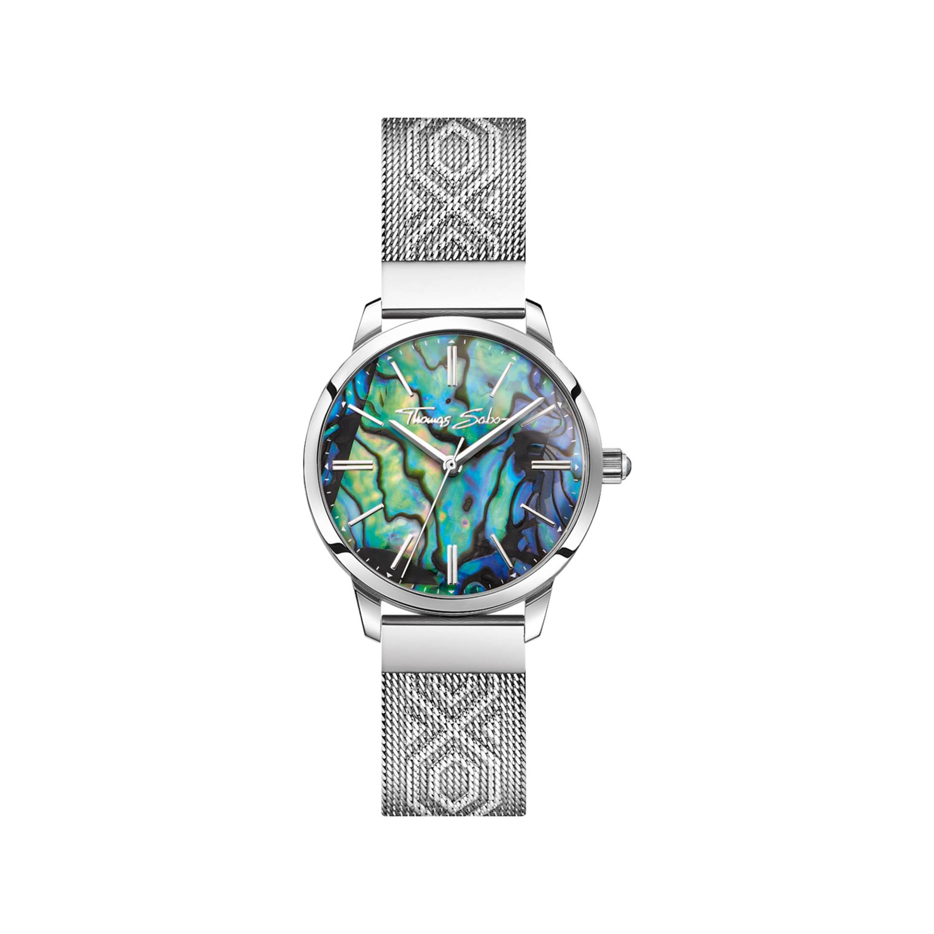 Thomas Sabo Damenuhr Arizona Spirit Abalone mehrfarbig WA0344-201-218-33 MM von Thomas Sabo