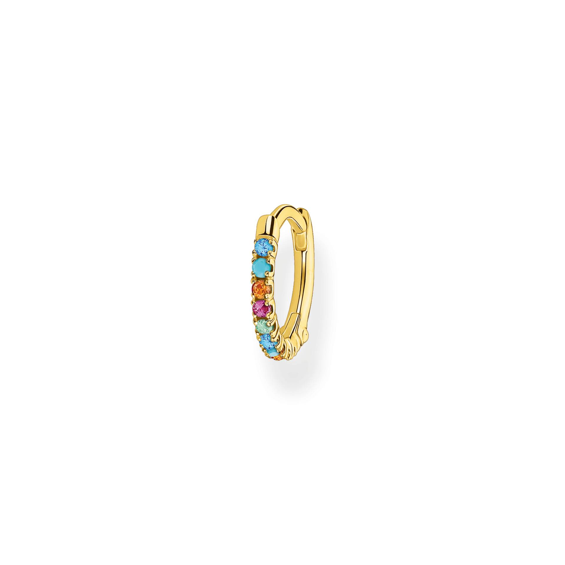 Thomas Sabo Einzel Creole farbige Steine gold mehrfarbig CR658-488-7 Thomas Sabo Einzel Creole farbige Steine gold mehrfarbig CR658-488-7 von Thomas Sabo