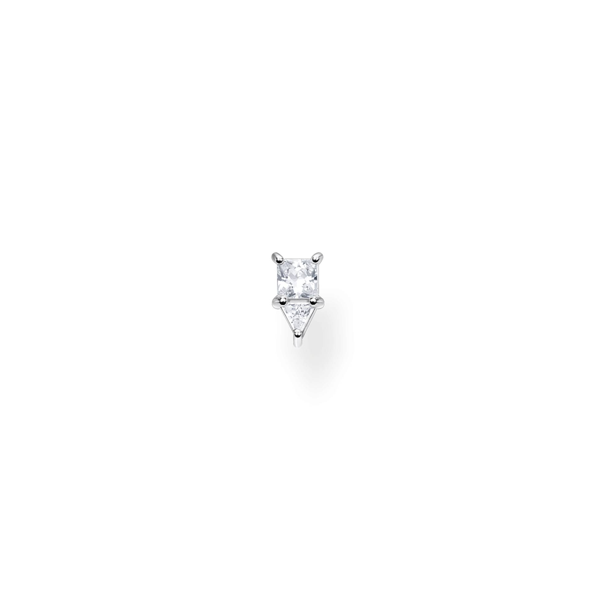 Thomas Sabo Einzel Ohrstecker Dreieck weiß H2139-051-14 Thomas Sabo Einzel Ohrstecker Dreieck weiß H2139-051-14 von Thomas Sabo
