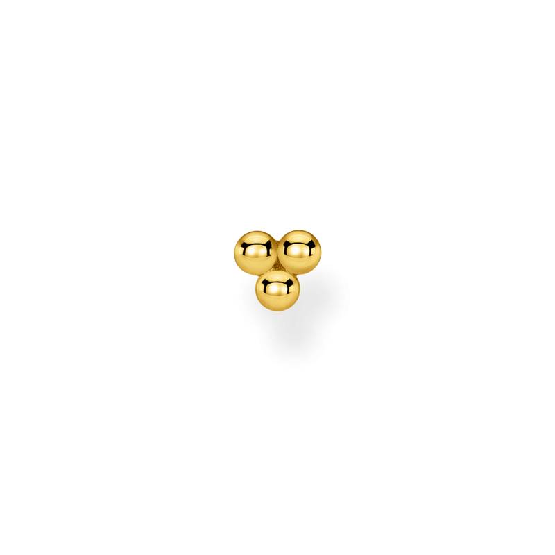 Thomas Sabo Einzel Ohrstecker Kugeln gold gelbgoldfarben H2140-413-39 von Thomas Sabo