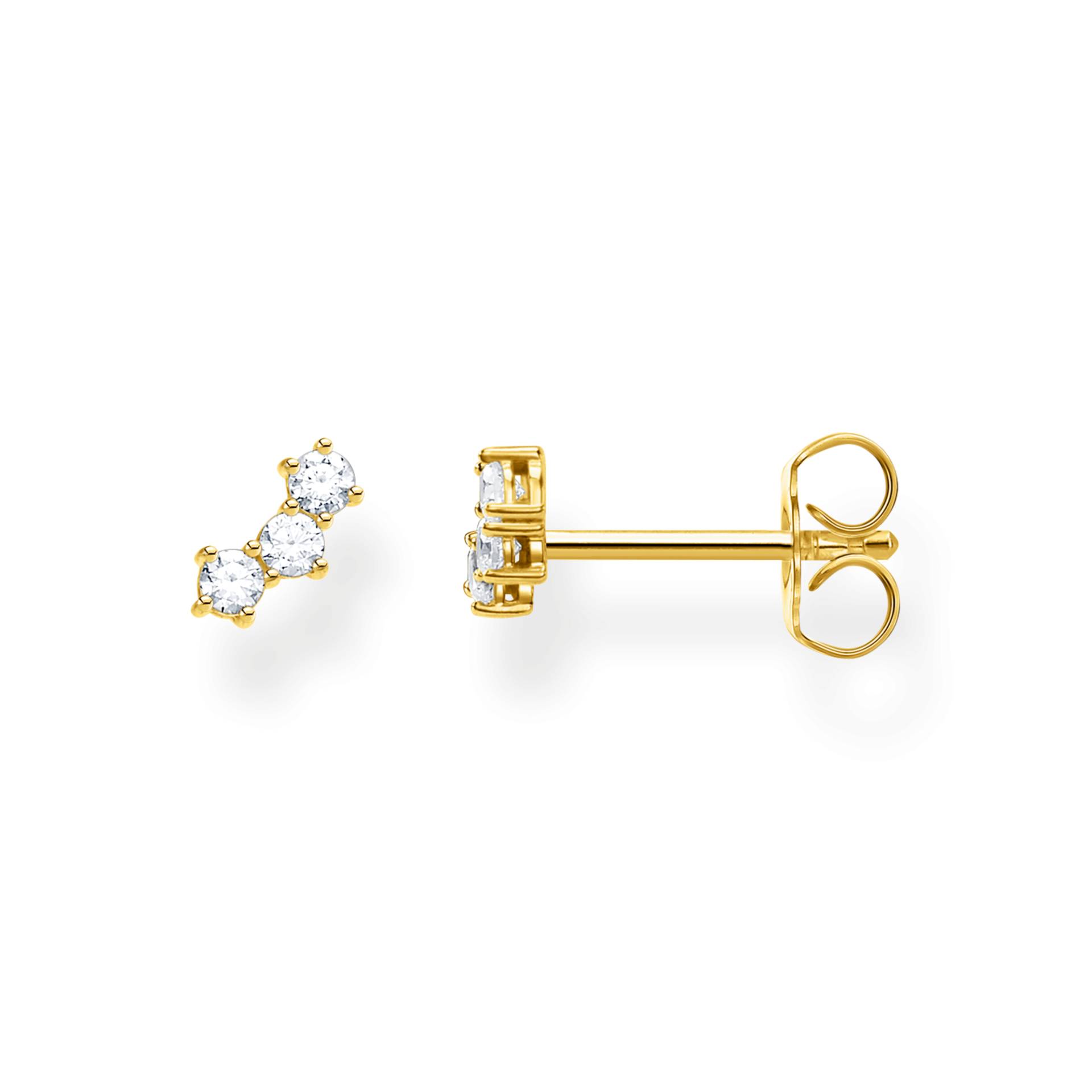 Thomas Sabo Einzel Ohrstecker weiße Steine gold weiß H2132-414-14 Thomas Sabo Einzel Ohrstecker weiße Steine gold weiß H2132-414-14 von Thomas Sabo