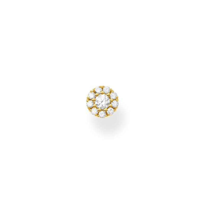 Thomas Sabo Einzel Ohrstecker weiße Steine gold weiß H2141-414-14 von Thomas Sabo