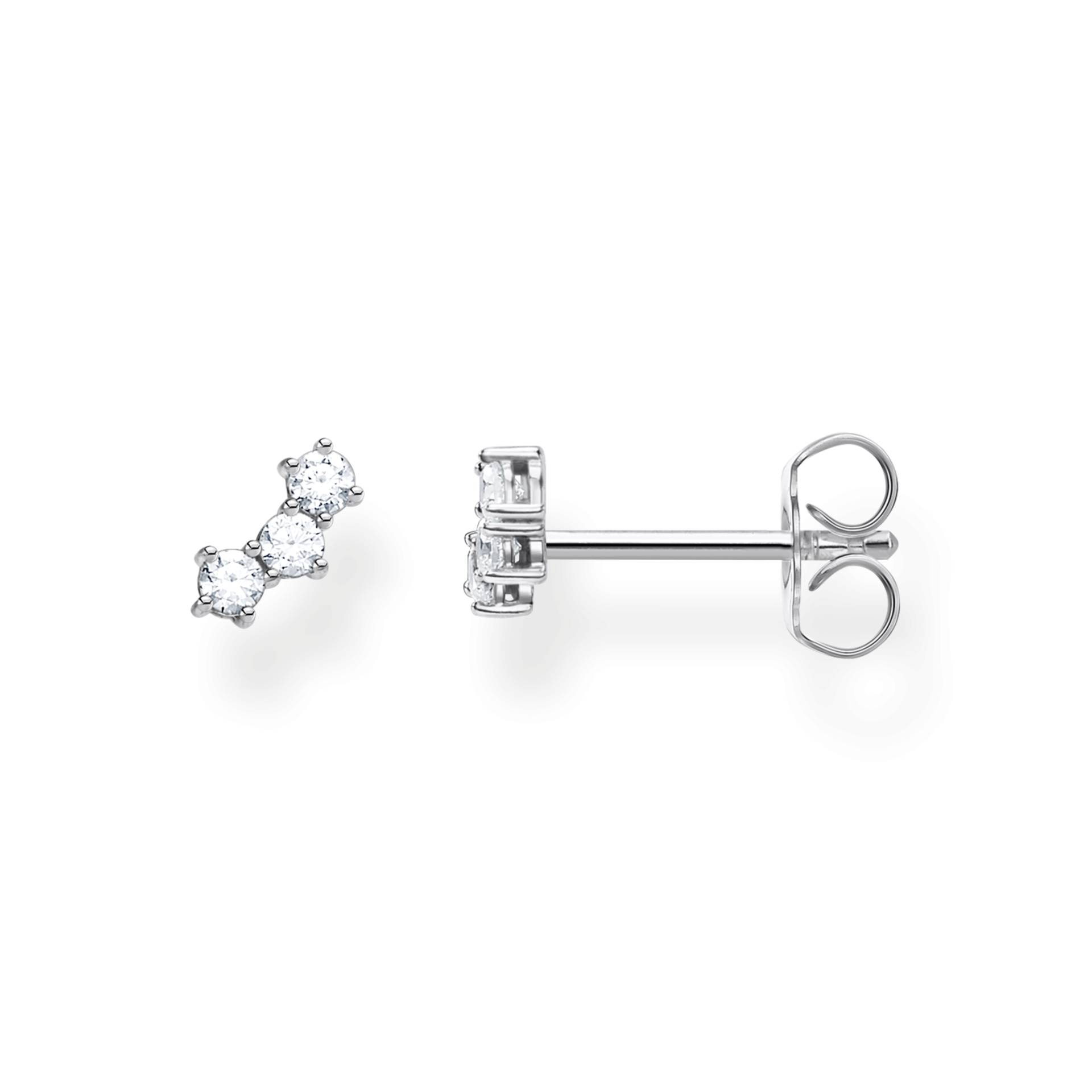 Thomas Sabo Einzel Ohrstecker weiße Steine silber weiß H2132-051-14 Thomas Sabo Einzel Ohrstecker weiße Steine silber weiß H2132-051-14 von Thomas Sabo