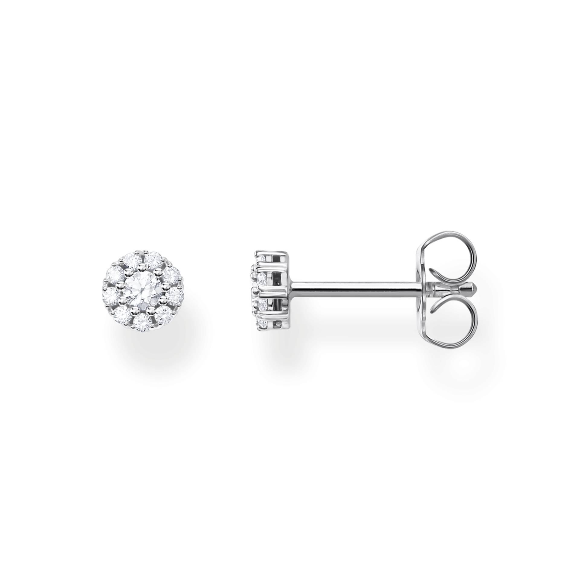 Thomas Sabo Einzel Ohrstecker weiße Steine silber weiß H2141-051-14 Thomas Sabo Einzel Ohrstecker weiße Steine silber weiß H2141-051-14 von Thomas Sabo