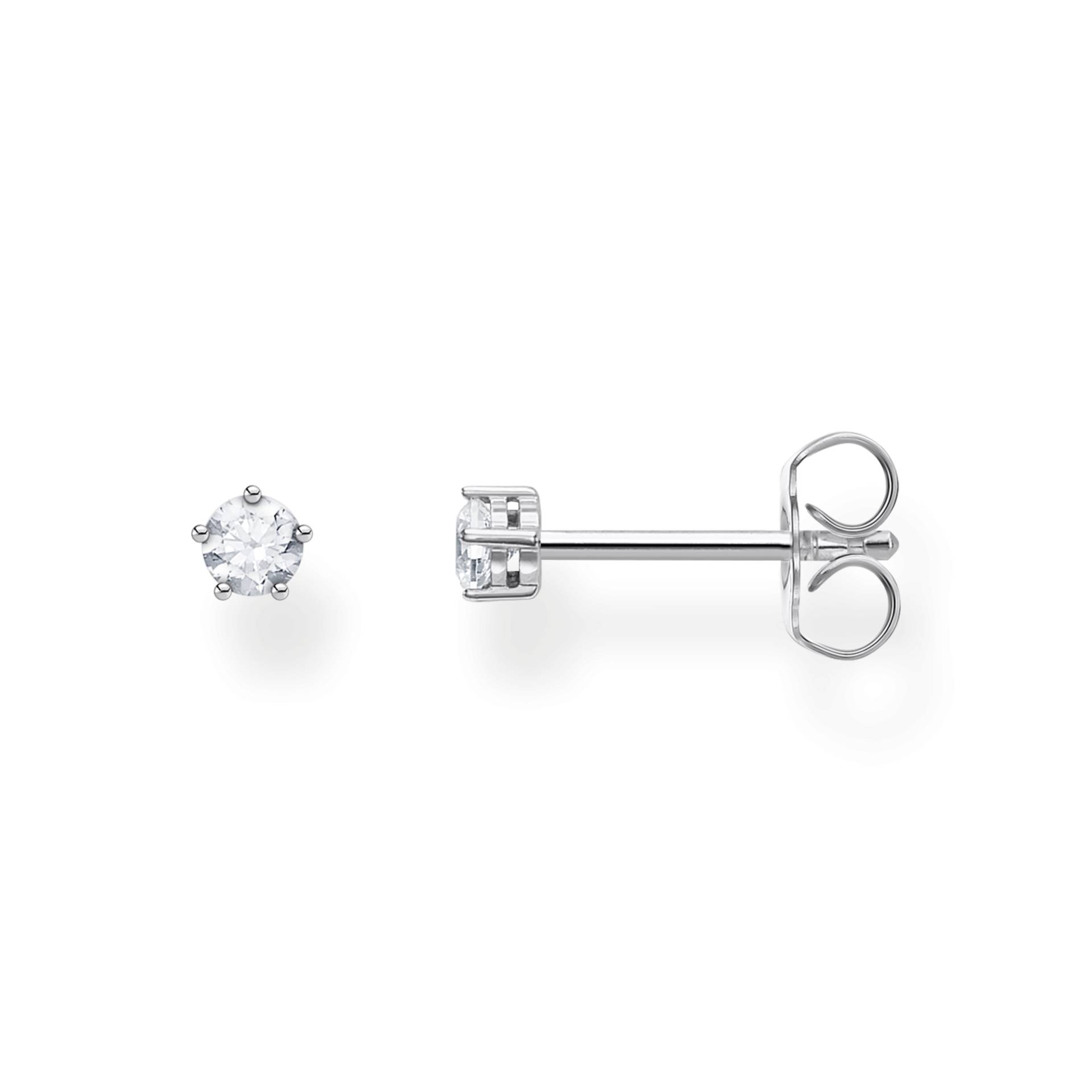 Thomas Sabo Einzel Ohrstecker weißer Stein silber weiß H2135-051-14 Thomas Sabo Einzel Ohrstecker weißer Stein silber weiß H2135-051-14 von Thomas Sabo
