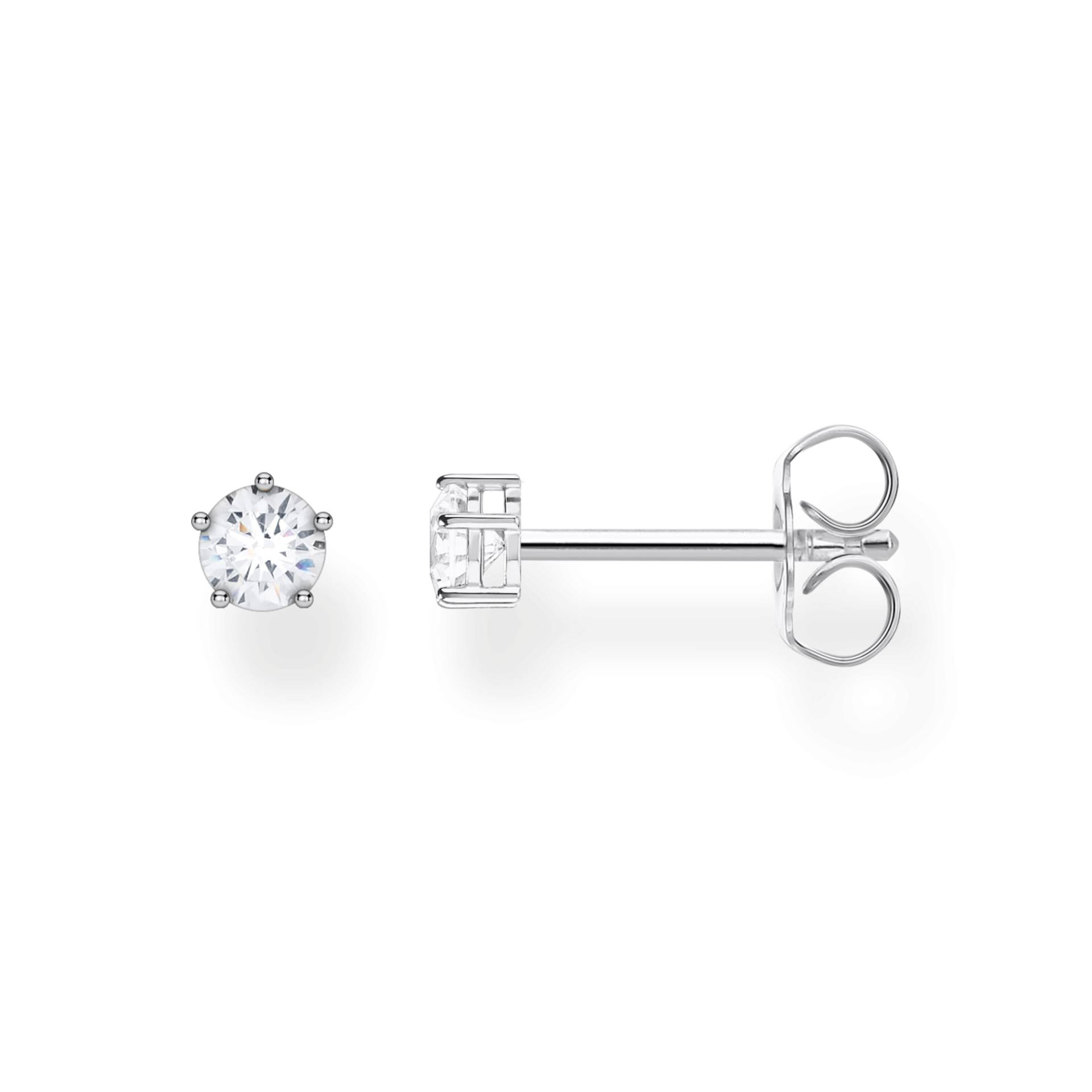 Thomas Sabo Einzel Ohrstecker weißer Stein silber weiß H2148-051-14 Thomas Sabo Einzel Ohrstecker weißer Stein silber weiß H2148-051-14 von Thomas Sabo