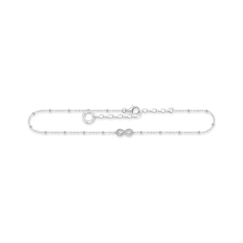 Thomas Sabo Fußkette Infinity silber weiß AK0029-051-14-L27V von Thomas Sabo