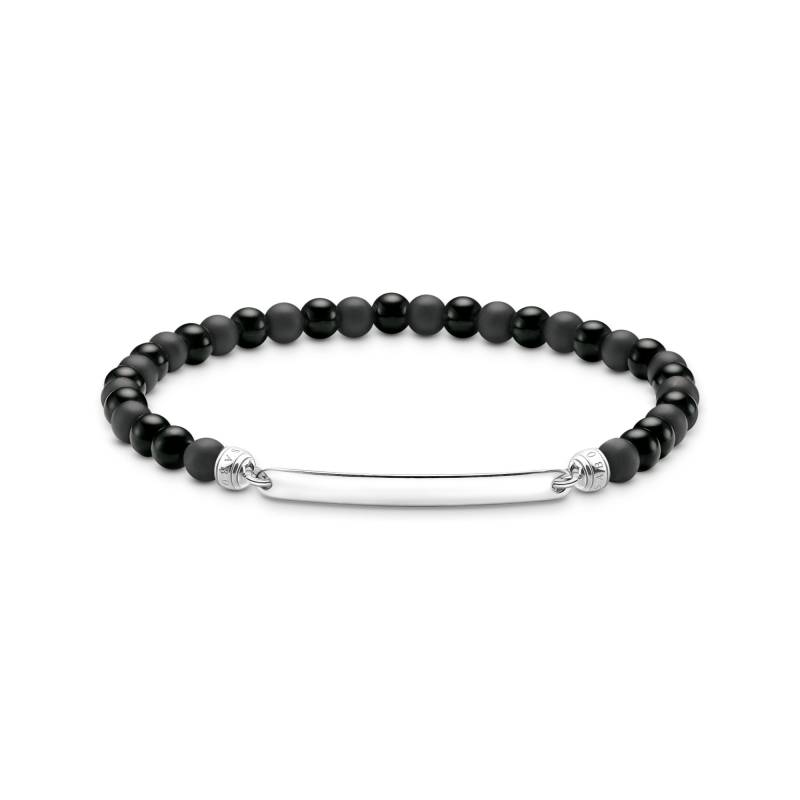 Thomas Sabo Gravierbares Armband mit Obsidian-Beads schwarz A2179-023-11-L17 von Thomas Sabo