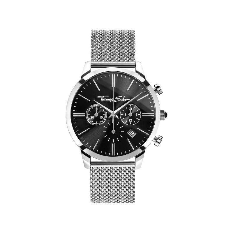 Thomas Sabo Herrenuhr Rebel Spirit Chrono  schwarz WA0245-201-203-42 MM von Thomas Sabo