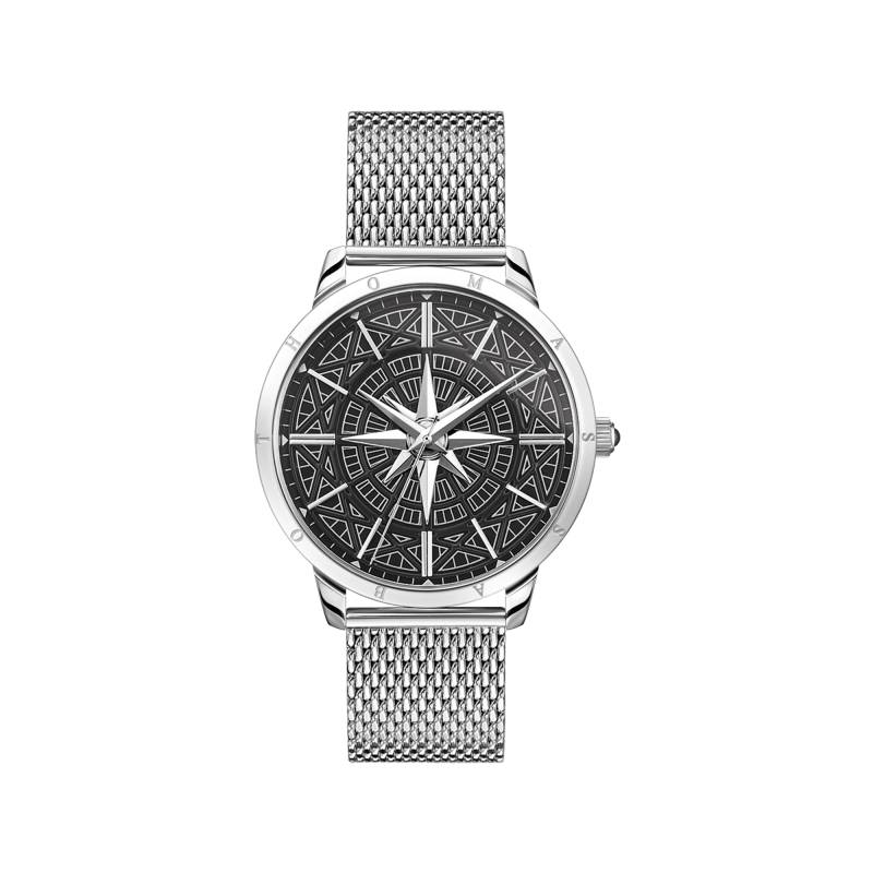 Thomas Sabo Herrenuhr Rebel Spirit Kompass schwarz WA0349-201-203-42 MM von Thomas Sabo