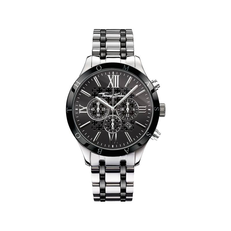 Thomas Sabo Herrenuhr Rebel Urban  schwarz WA0139-222-203-43 MM von Thomas Sabo