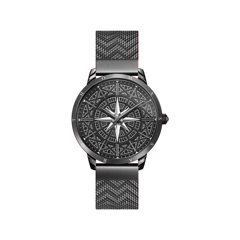 Thomas Sabo Herrenuhr Spirit Cosmos Kompass schwarz schwarz WA0374-202-203-42 MM von Thomas Sabo