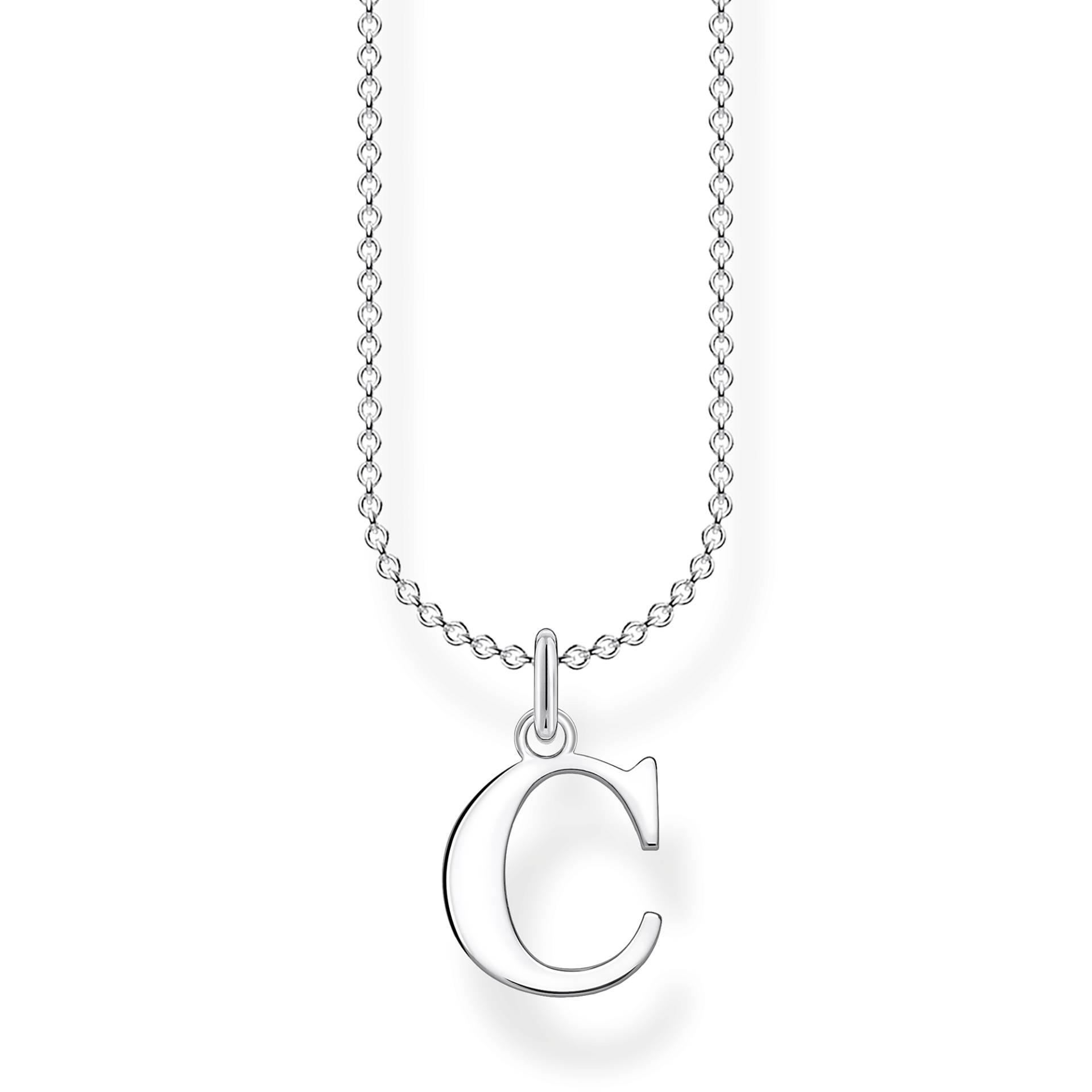 Thomas Sabo Kette Buchstabe C silberfarben KE2012-001-21-L45V von Thomas Sabo