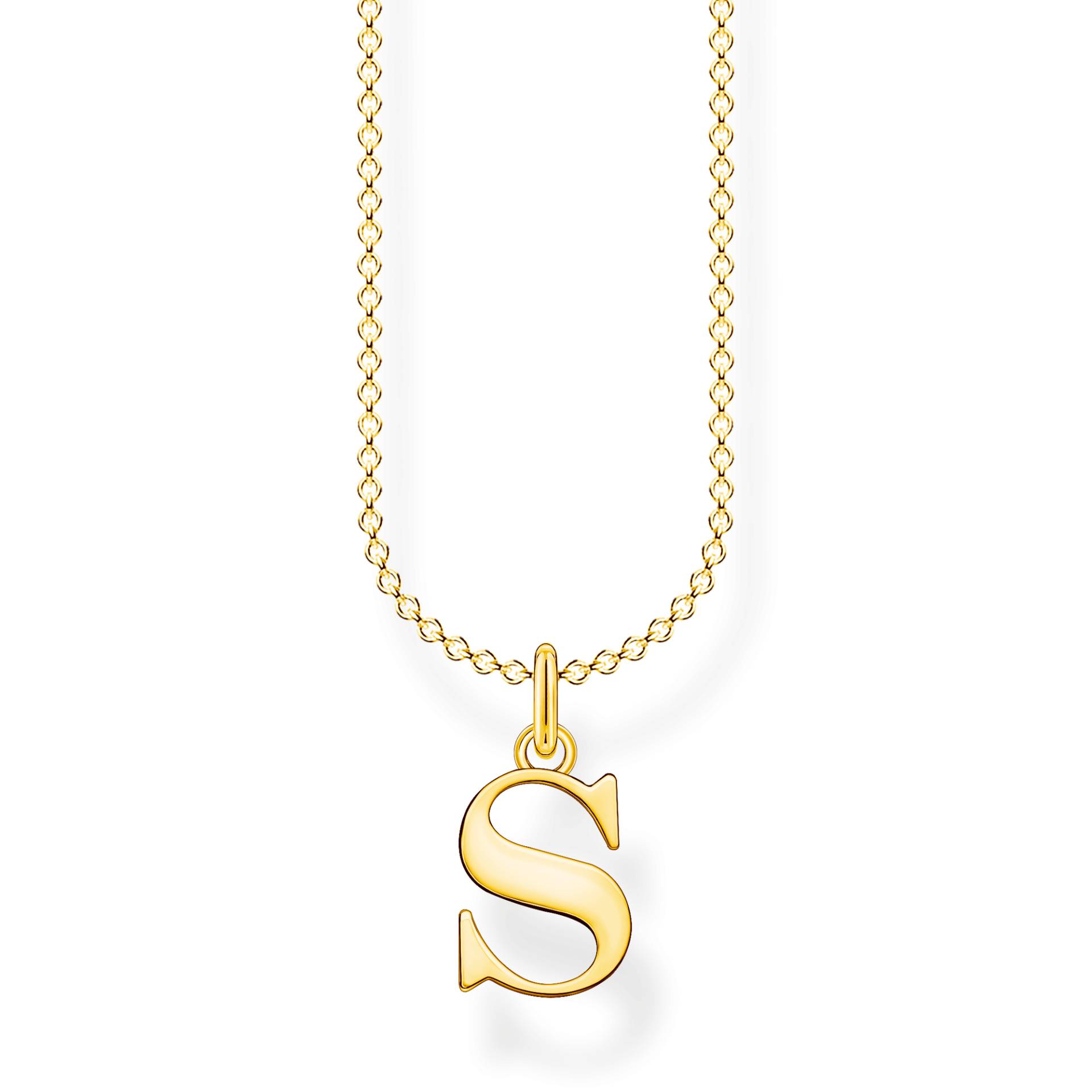 Thomas Sabo Kette Buchstabe S gold gelbgoldfarben KE2028-413-39-L45V Thomas Sabo Kette Buchstabe S gold gelbgoldfarben KE2028-413-39-L45V von Thomas Sabo