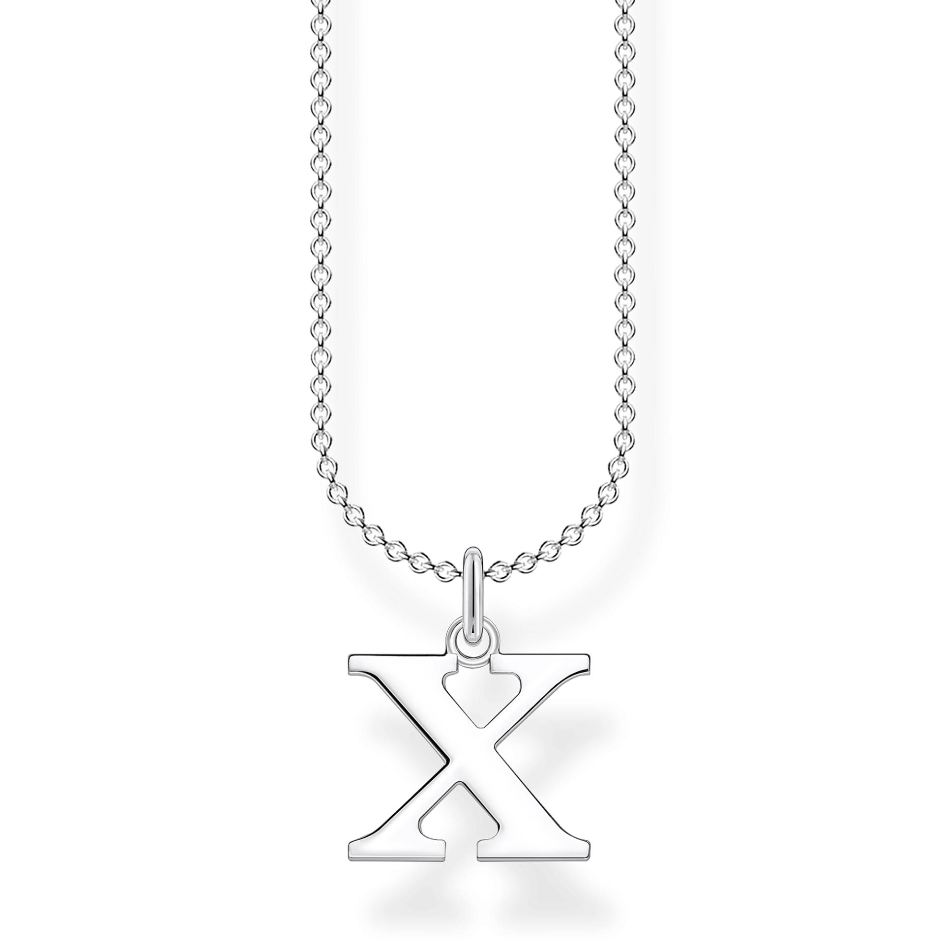 Thomas Sabo Kette Buchstabe X silberfarben KE2033-001-21-L45V Thomas Sabo Kette Buchstabe X silberfarben KE2033-001-21-L45V von Thomas Sabo