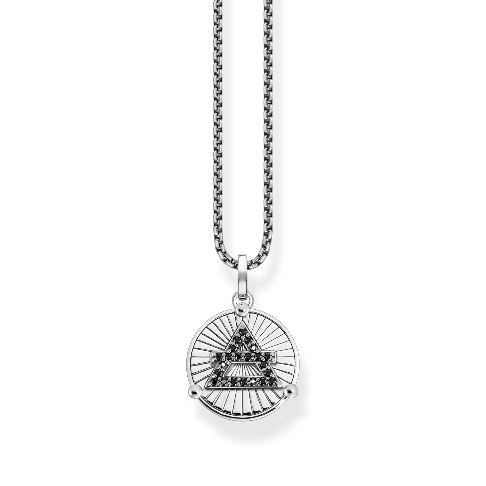 Thomas Sabo Kette Elements of Nature silber schwarz KE2149-643-11-L50V von Thomas Sabo