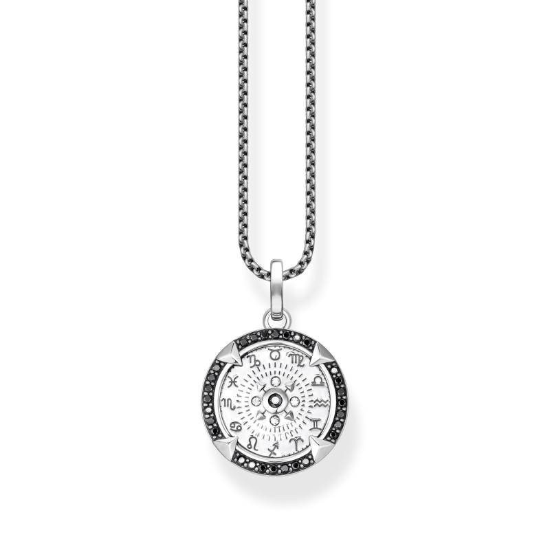 Thomas Sabo Kette Elements of Nature silber schwarz KE2153-643-11-L50V von Thomas Sabo