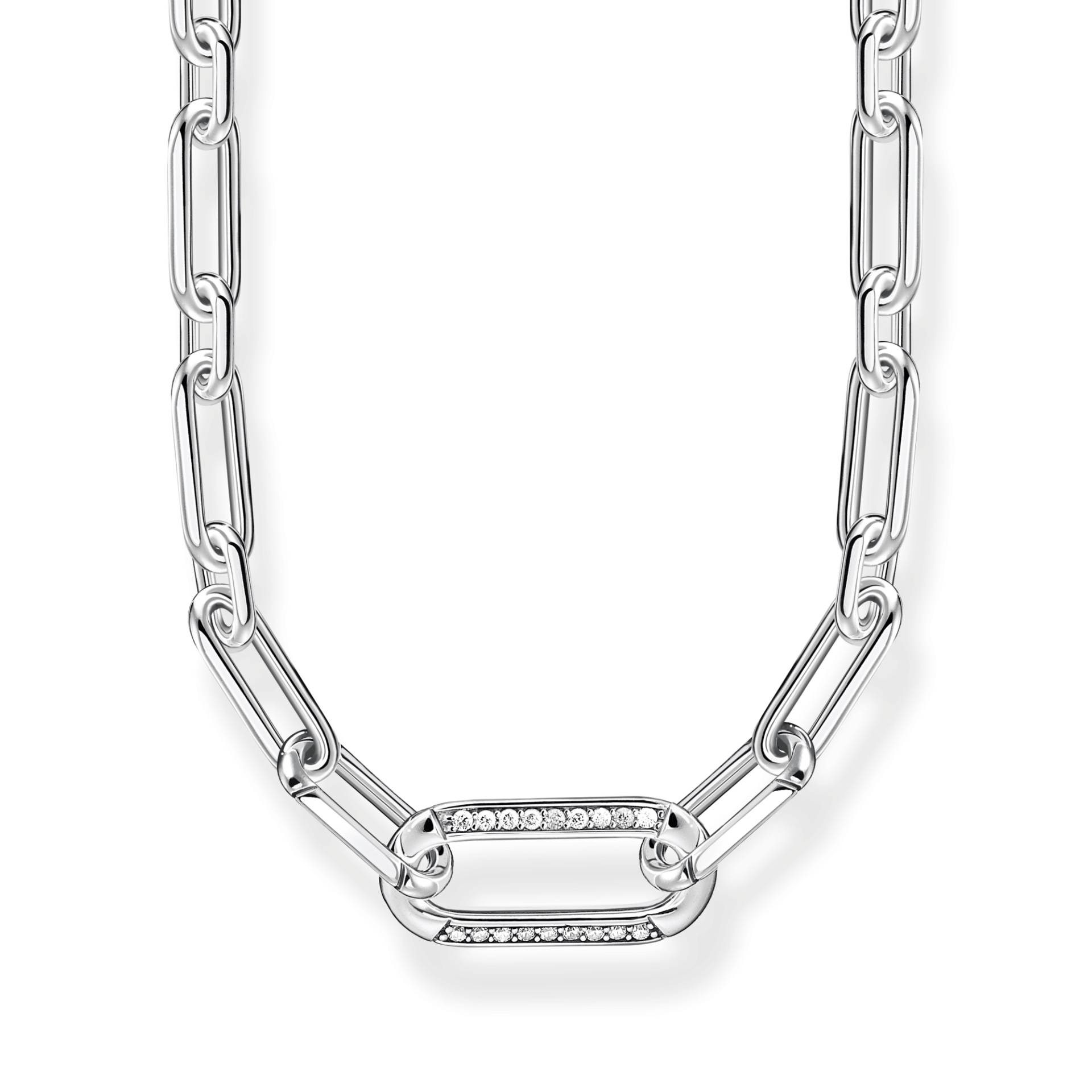 Thomas Sabo Kette Glieder silber weiß KE2110-643-14-L45V von Thomas Sabo