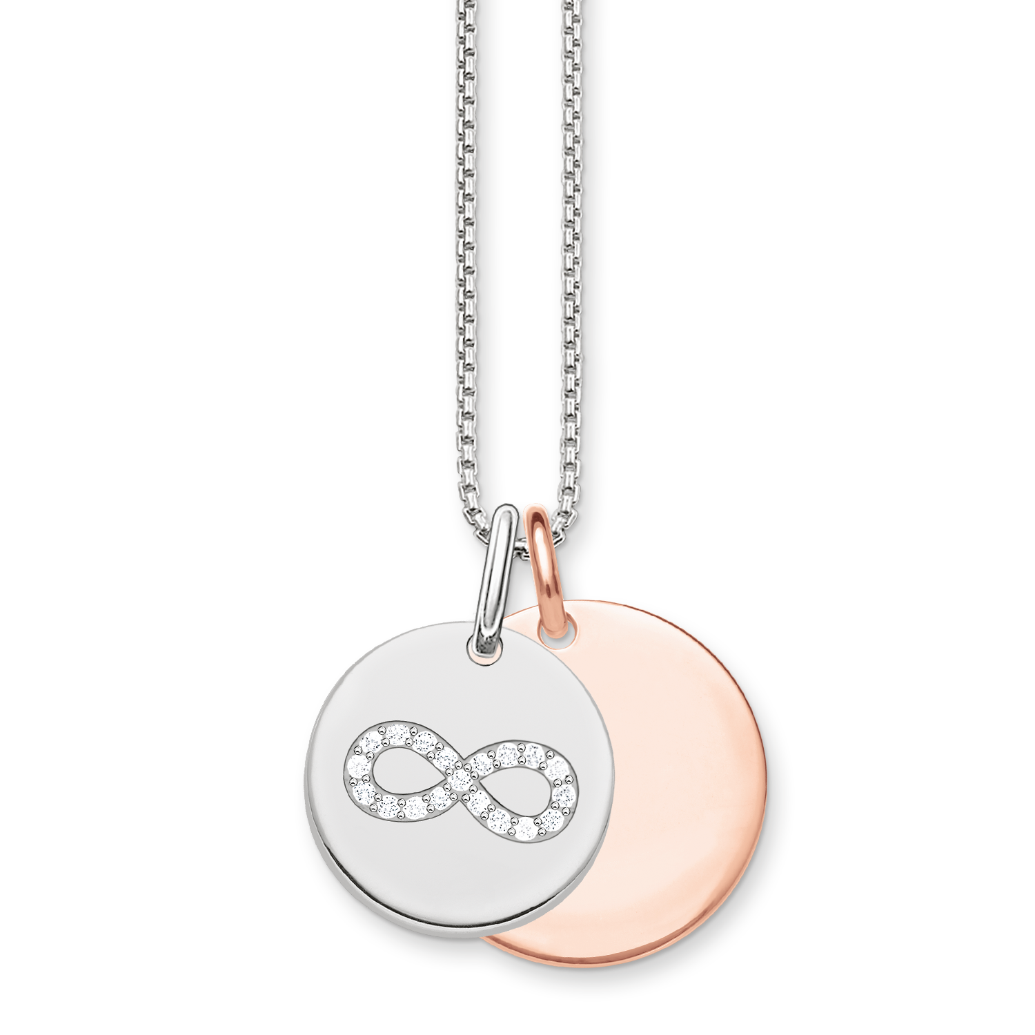 Thomas Sabo Kette Infinity Coin weiß SET0381-416-14-L42V von Thomas Sabo