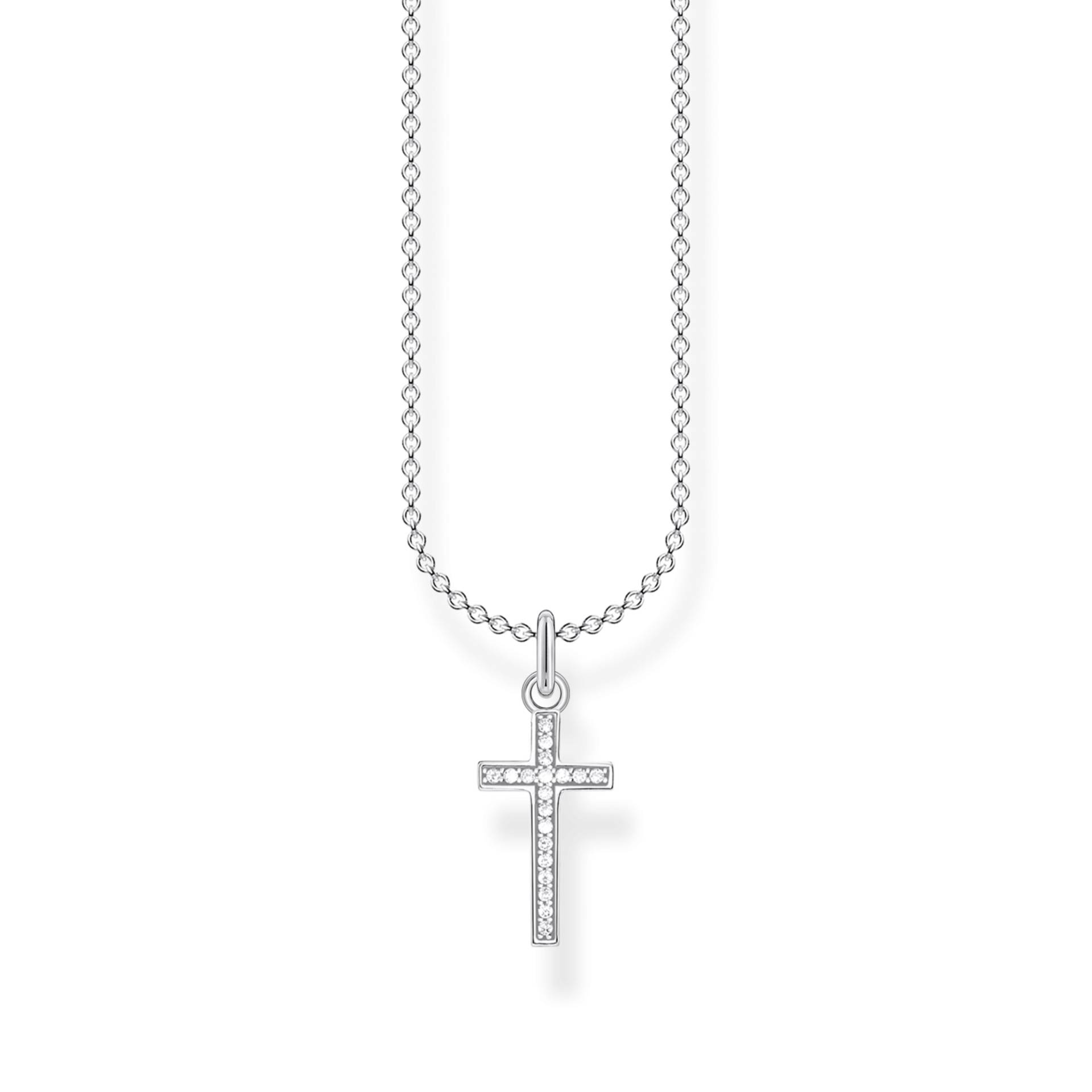 Thomas Sabo Kette Kreuz Pavé weiß KE2043-051-14-L45V Thomas Sabo Kette Kreuz Pavé weiß KE2043-051-14-L45V von Thomas Sabo