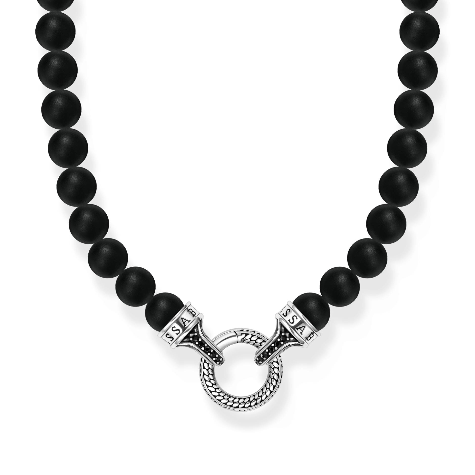 Thomas Sabo Kette Obsidian-Beads Silber schwarz KE2323-705-11-L60 von Thomas Sabo