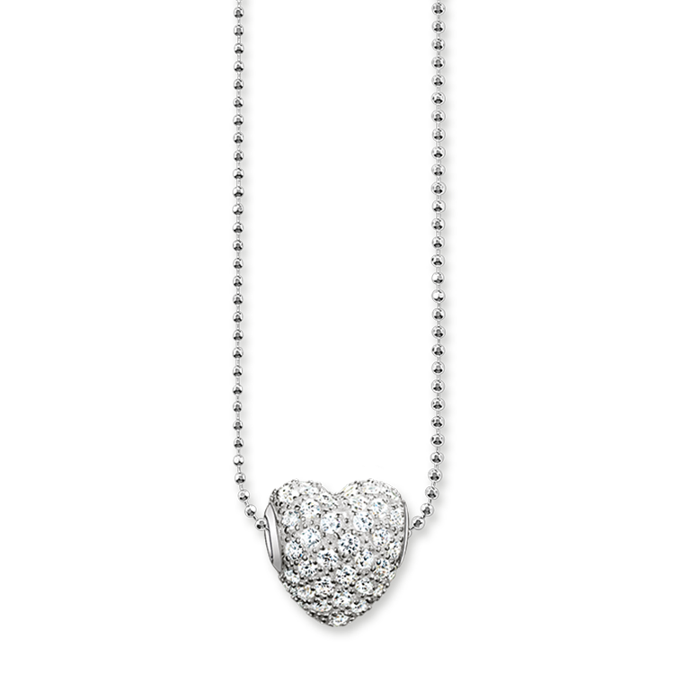 Thomas Sabo Kette Pavé weiß Herz weiß KT0090-051-14-L42V Thomas Sabo Kette Pavé weiß Herz weiß KT0090-051-14-L42V von Thomas Sabo