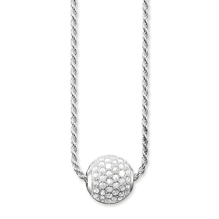 Thomas Sabo Kette Pavé weiß weiß KT0035-051-14-L45 Thomas Sabo Kette Pavé weiß weiß KT0035-051-14-L45 von Thomas Sabo