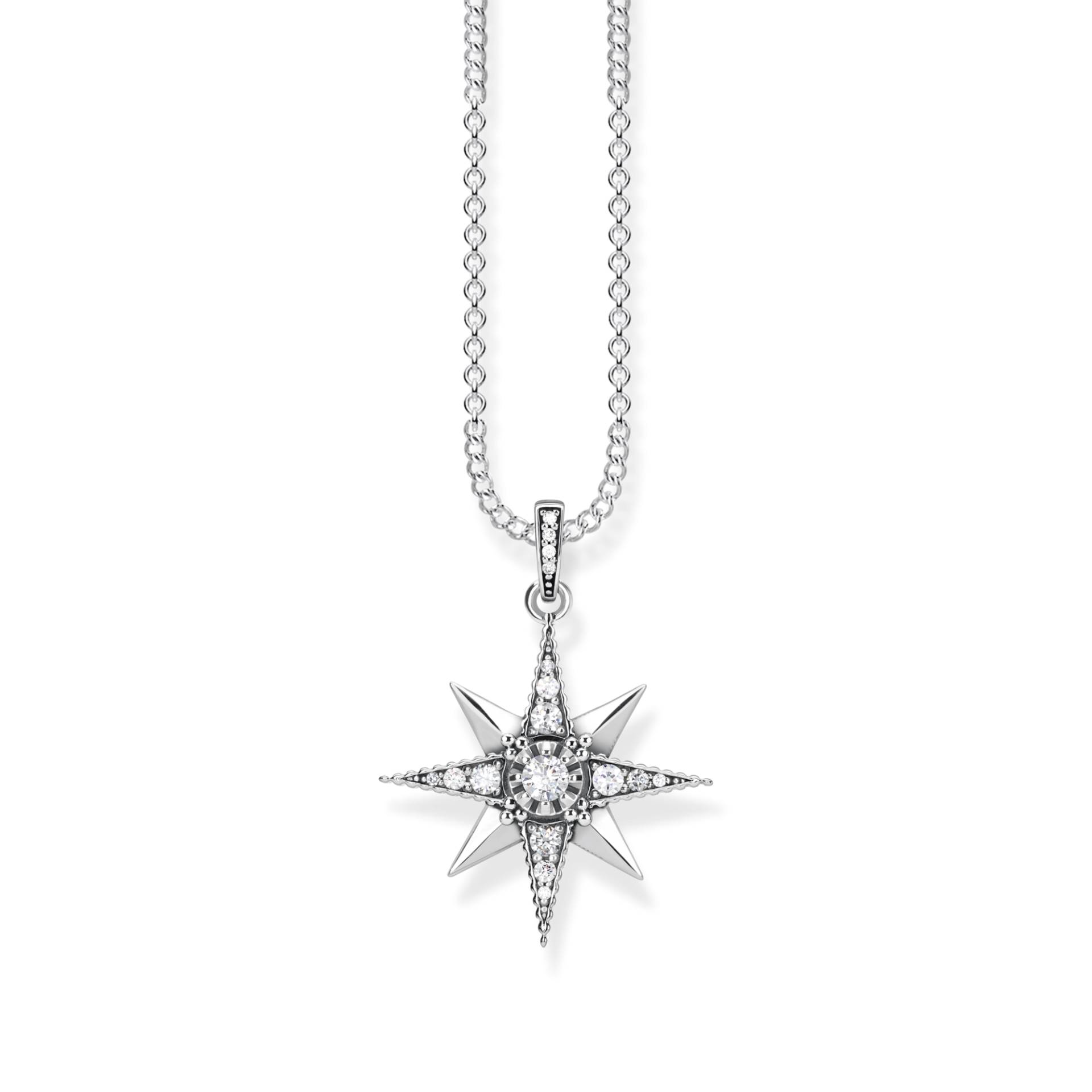 Thomas Sabo Kette Royalty Stern weiß weiß KE1825-643-14-L45V Thomas Sabo Kette Royalty Stern weiß weiß KE1825-643-14-L45V von Thomas Sabo