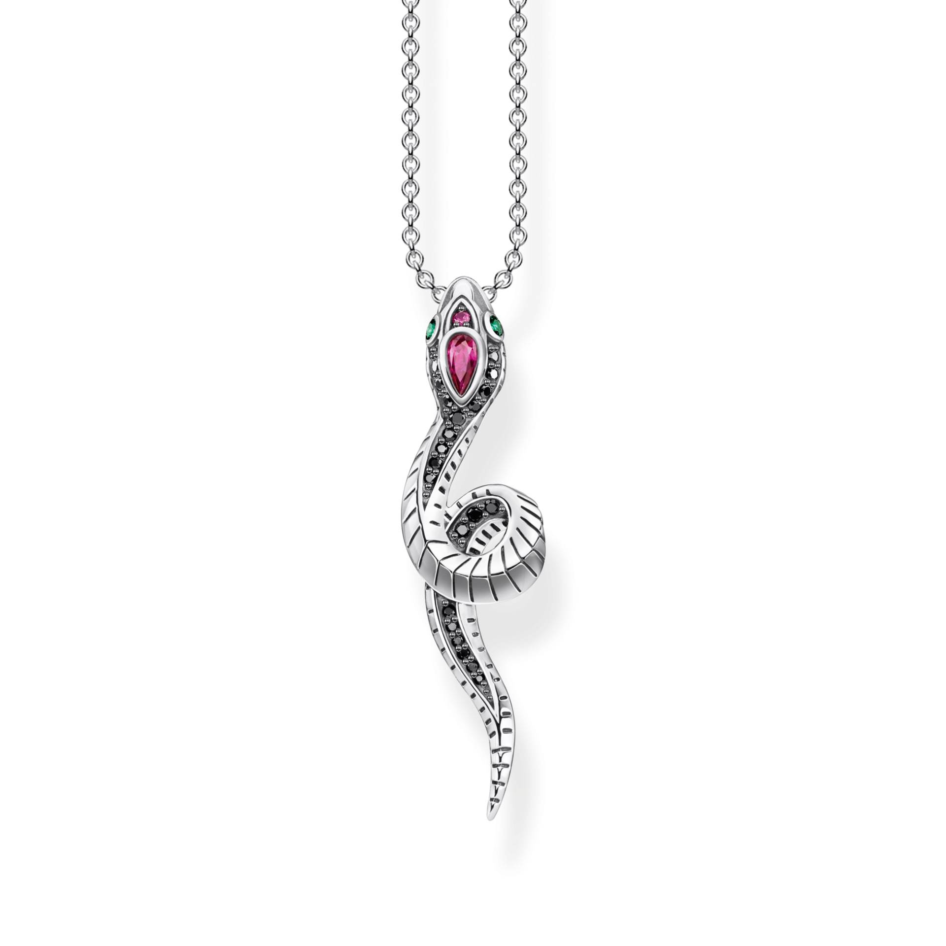 Thomas Sabo Kette Schlange silber mehrfarbig KE1992-342-7-L45V Thomas Sabo Kette Schlange silber mehrfarbig KE1992-342-7-L45V von Thomas Sabo