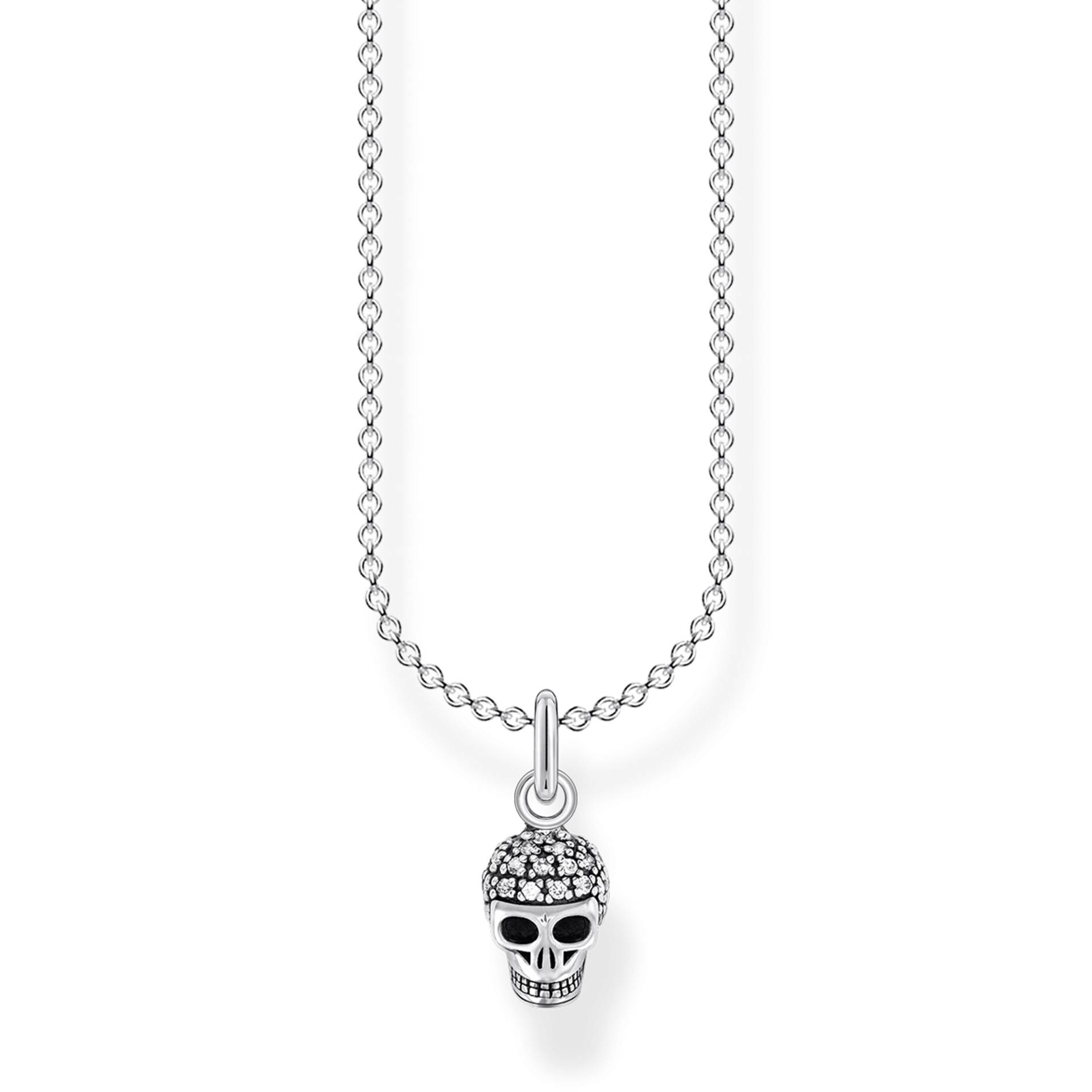 Thomas Sabo Kette Totenkopf weiß KE2073-051-14-L45V von Thomas Sabo