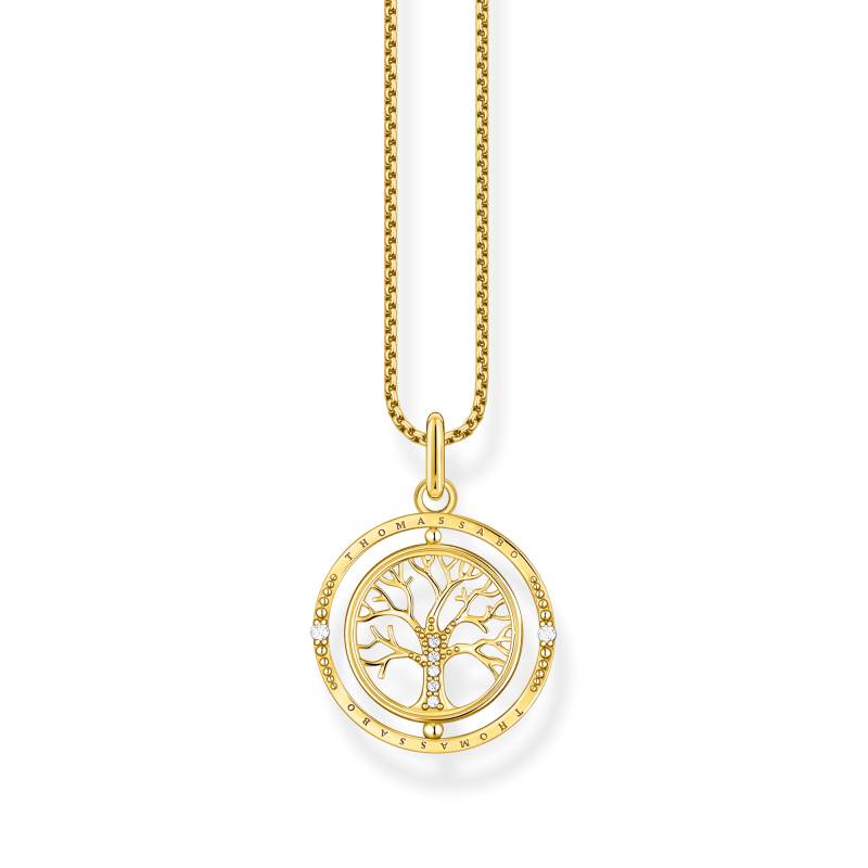 Thomas Sabo Kette Tree of Love gold weiß KE2148-414-14-L45V von Thomas Sabo