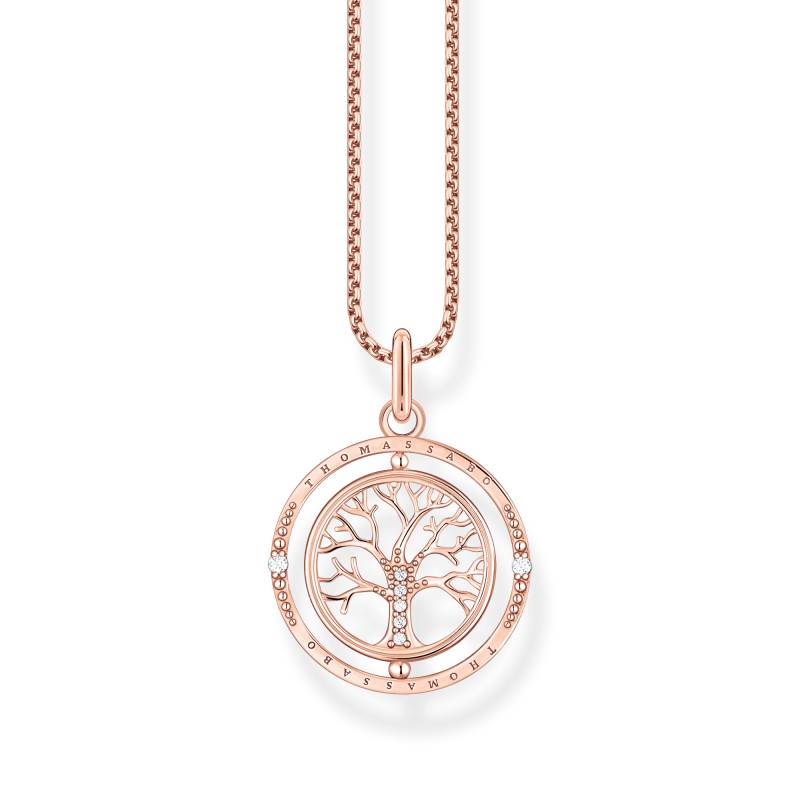 Thomas Sabo Kette Tree of Love roségold weiß KE2148-416-14-L45V von Thomas Sabo