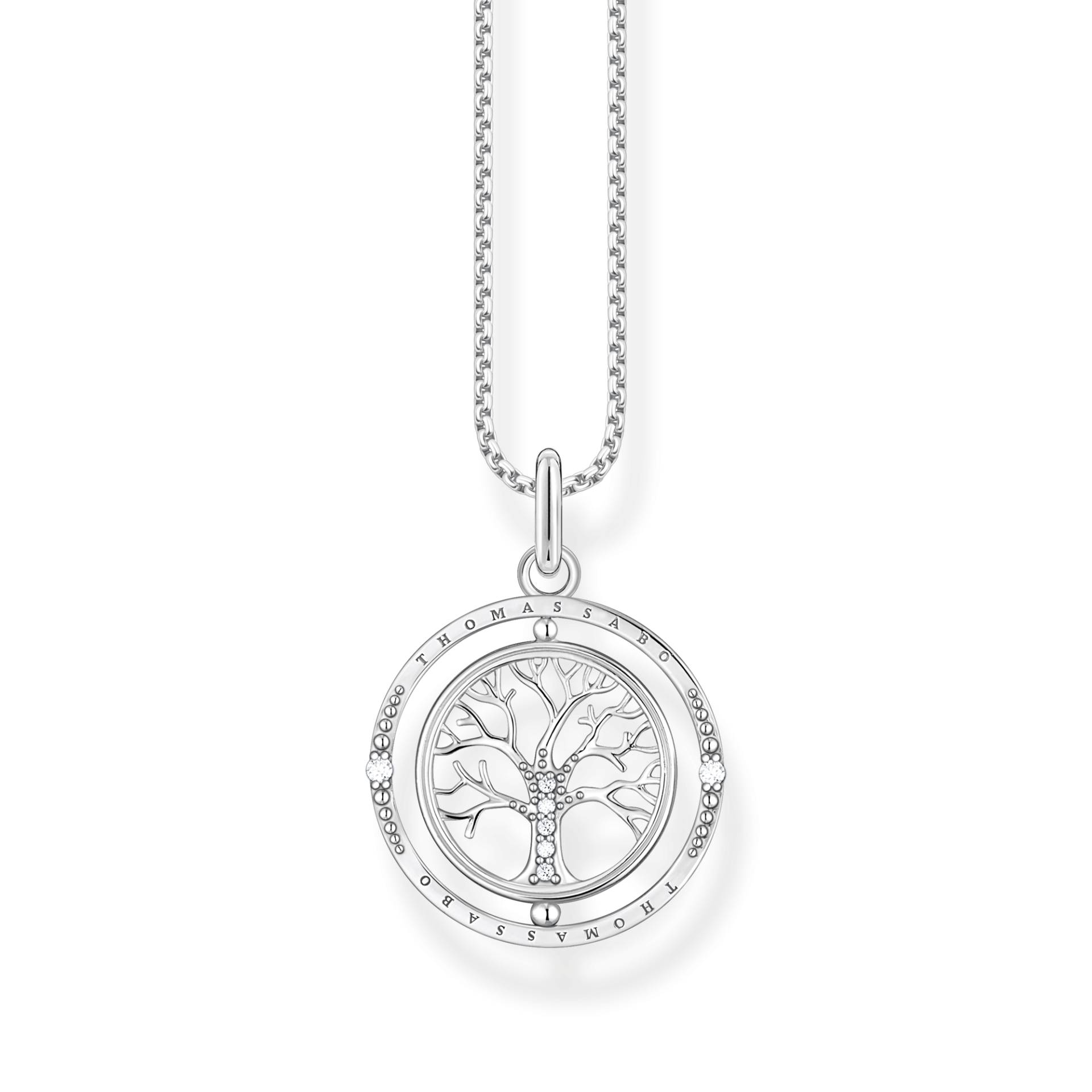 Thomas Sabo Kette Tree of Love silber weiß KE2148-643-14-L45V von Thomas Sabo