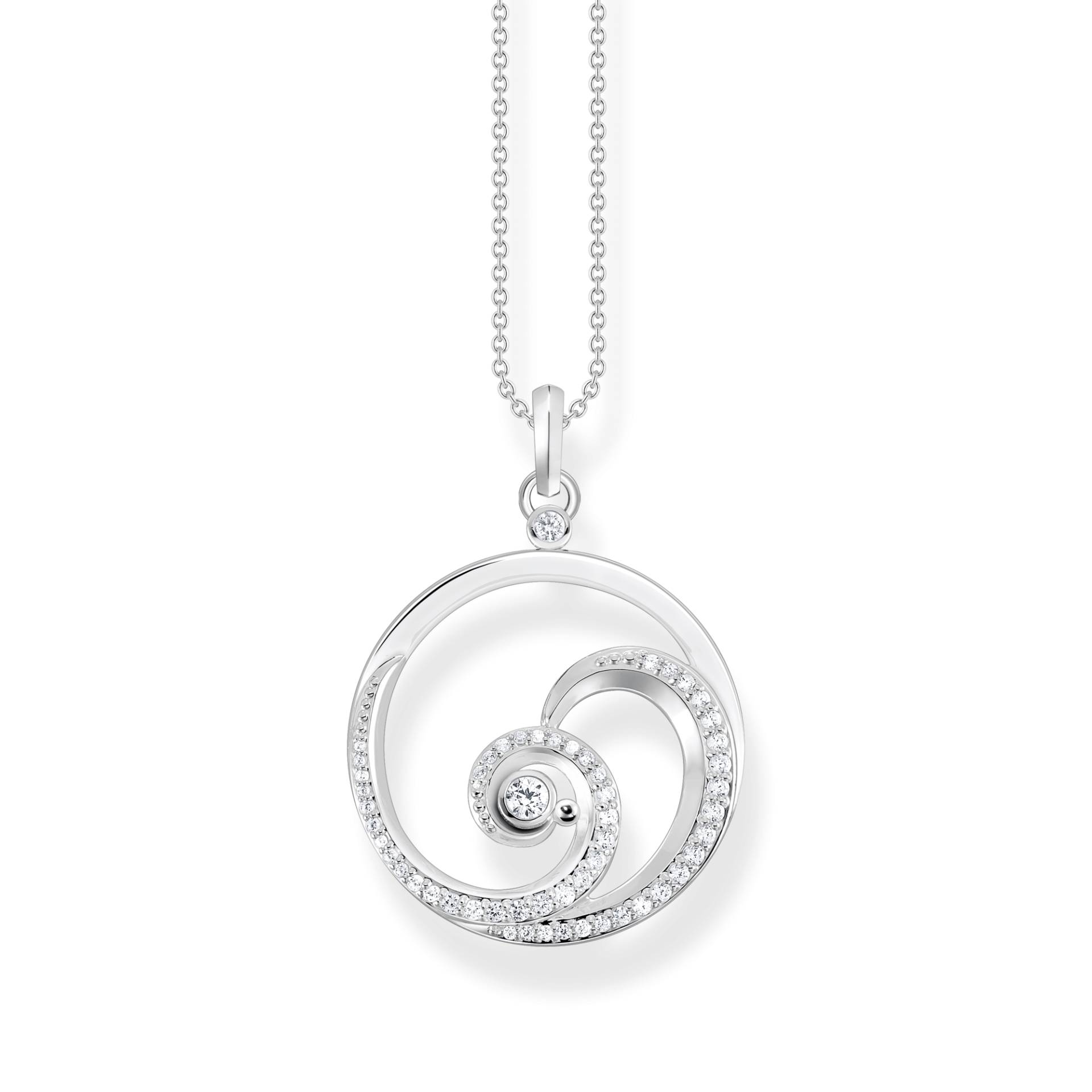 Thomas Sabo Kette Welle mit weißen Steinen weiß KE2143-051-14-L45V Thomas Sabo Kette Welle mit weißen Steinen weiß KE2143-051-14-L45V von Thomas Sabo